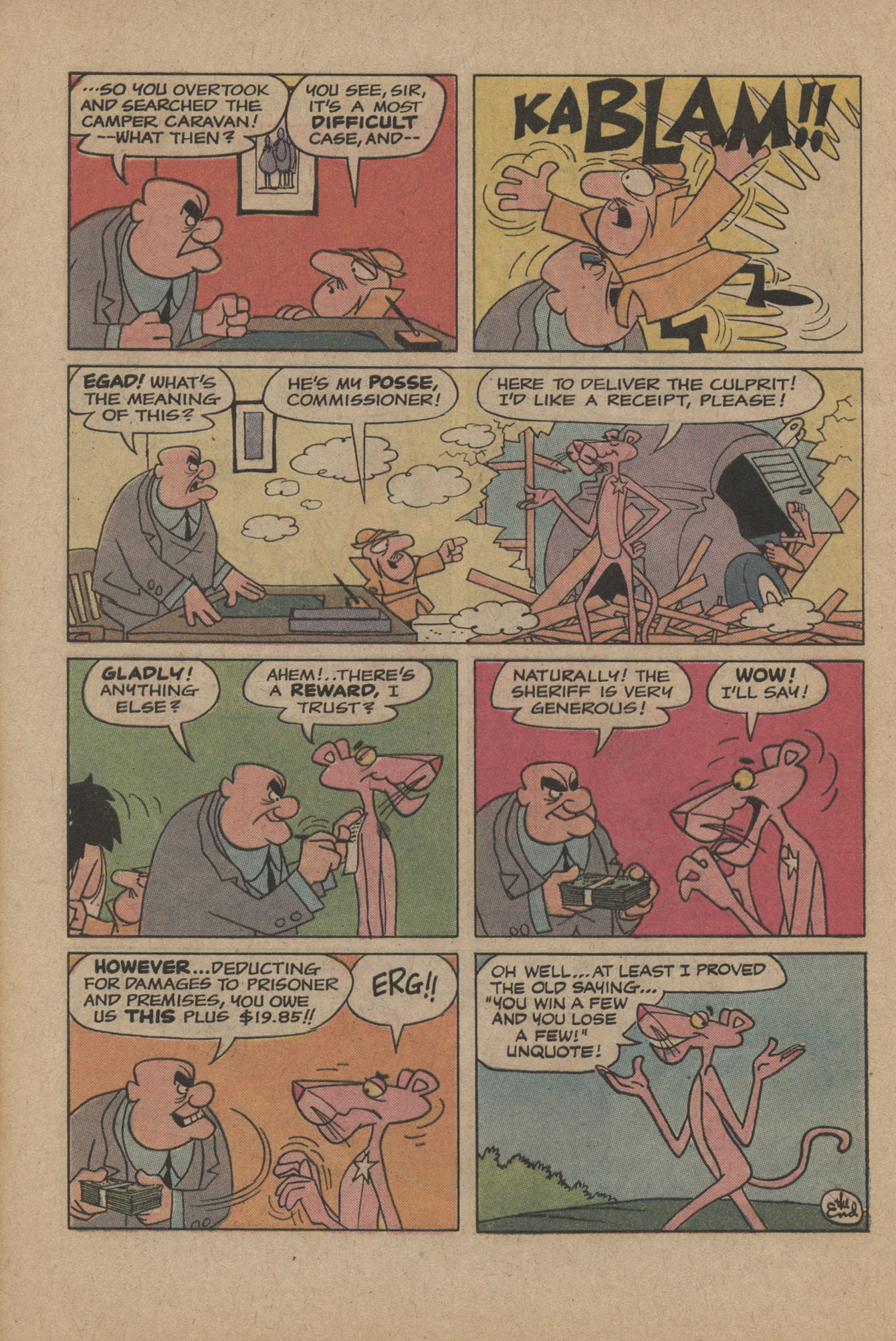Read online The Pink Panther (1971) comic -  Issue #20 - 28