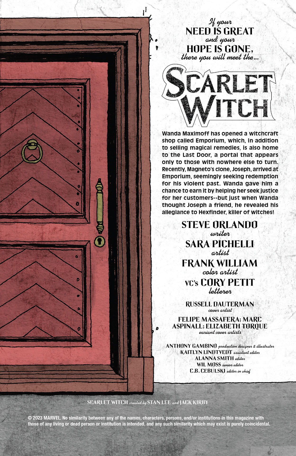 Read online Scarlet Witch (2023) comic -  Issue #10 - 2