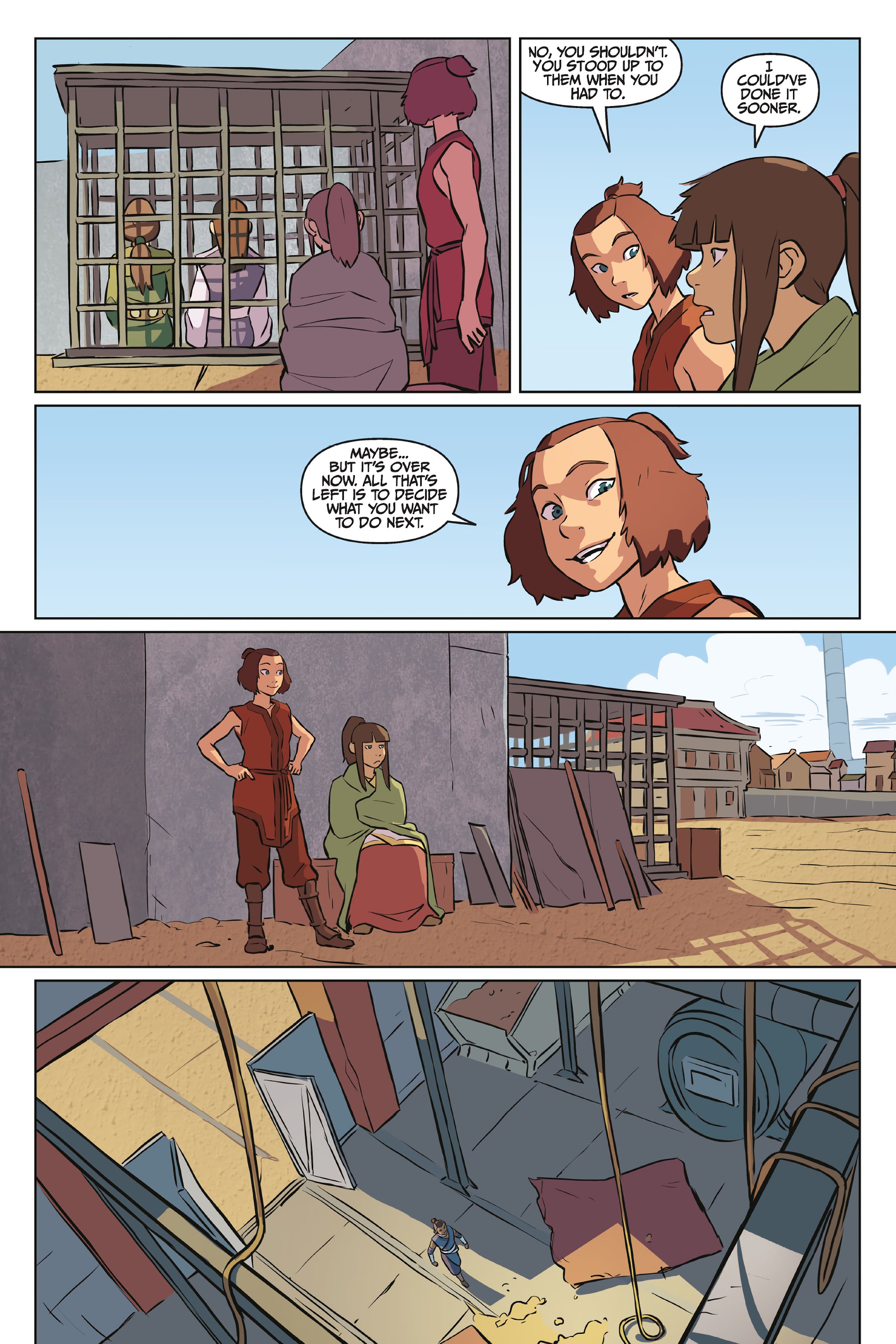 Read online Nickelodeon Avatar: The Last Airbender - Imbalance comic -  Issue # _Omnibus (Part 2) - 115