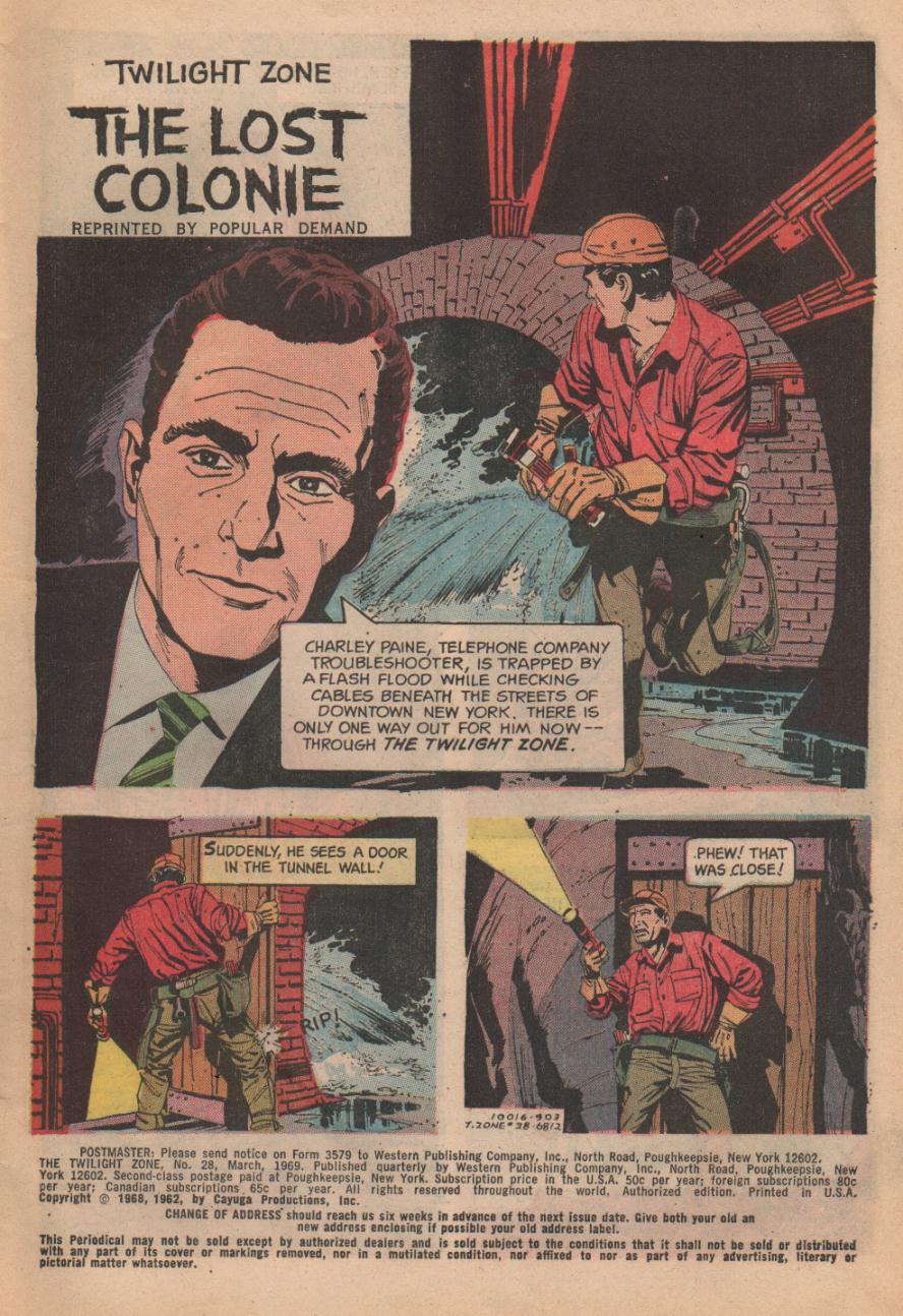Read online The Twilight Zone (1962) comic -  Issue #28 - 3