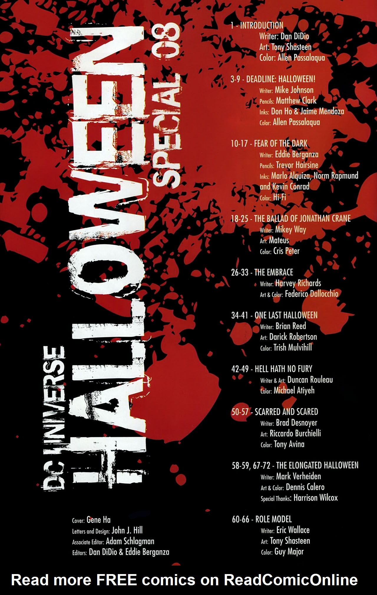Read online DCU Halloween Special (2008) comic -  Issue # Full - 3