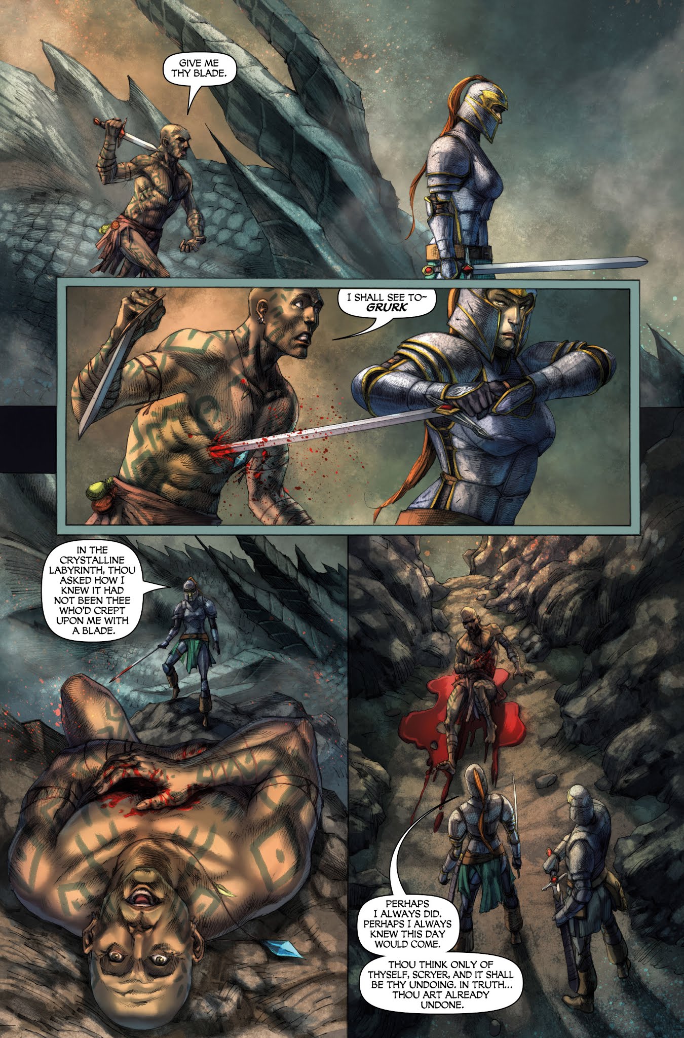 Read online Dark Souls: The Breath of Andolus comic -  Issue #4 - 22