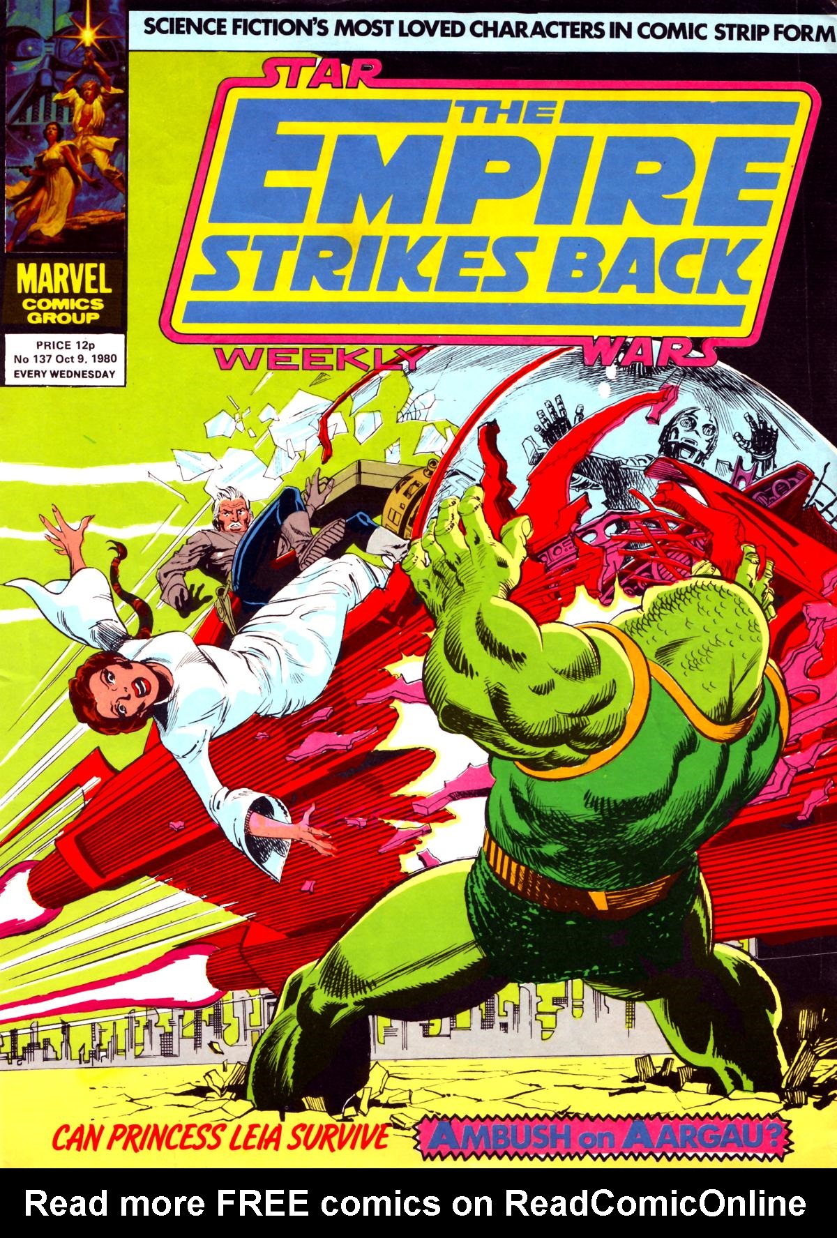 Read online Star Wars Weekly comic -  Issue #137 - 1