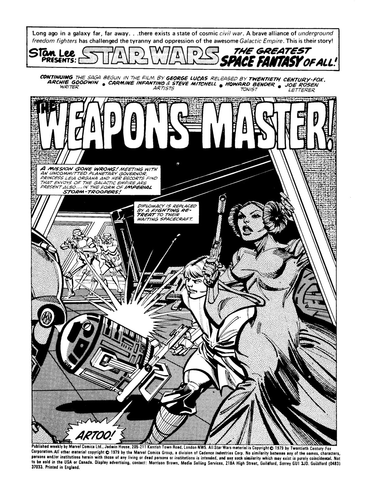 Read online Star Wars Weekly comic -  Issue #104 - 2