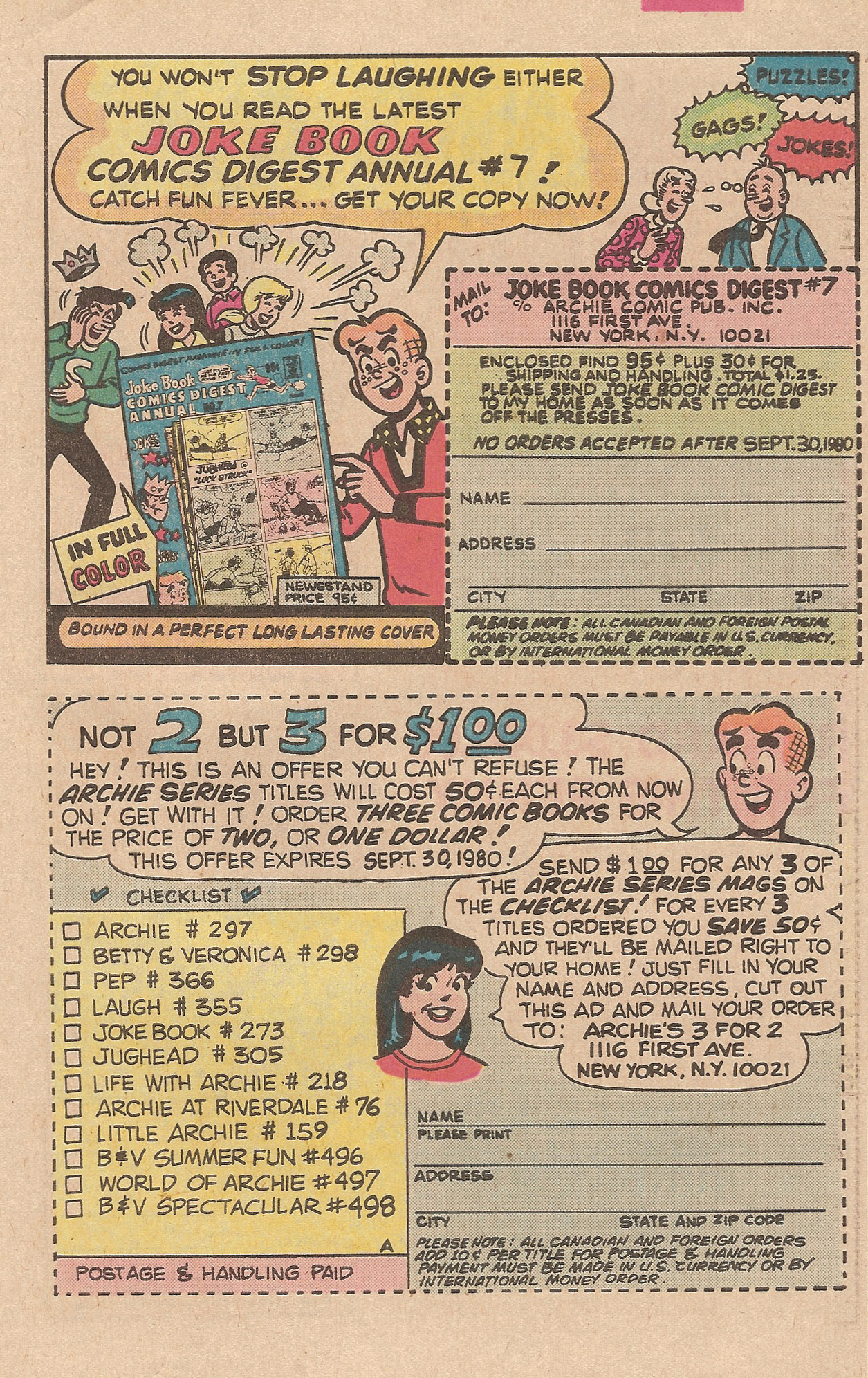 Read online Reggie's Wise Guy Jokes comic -  Issue #55 - 27