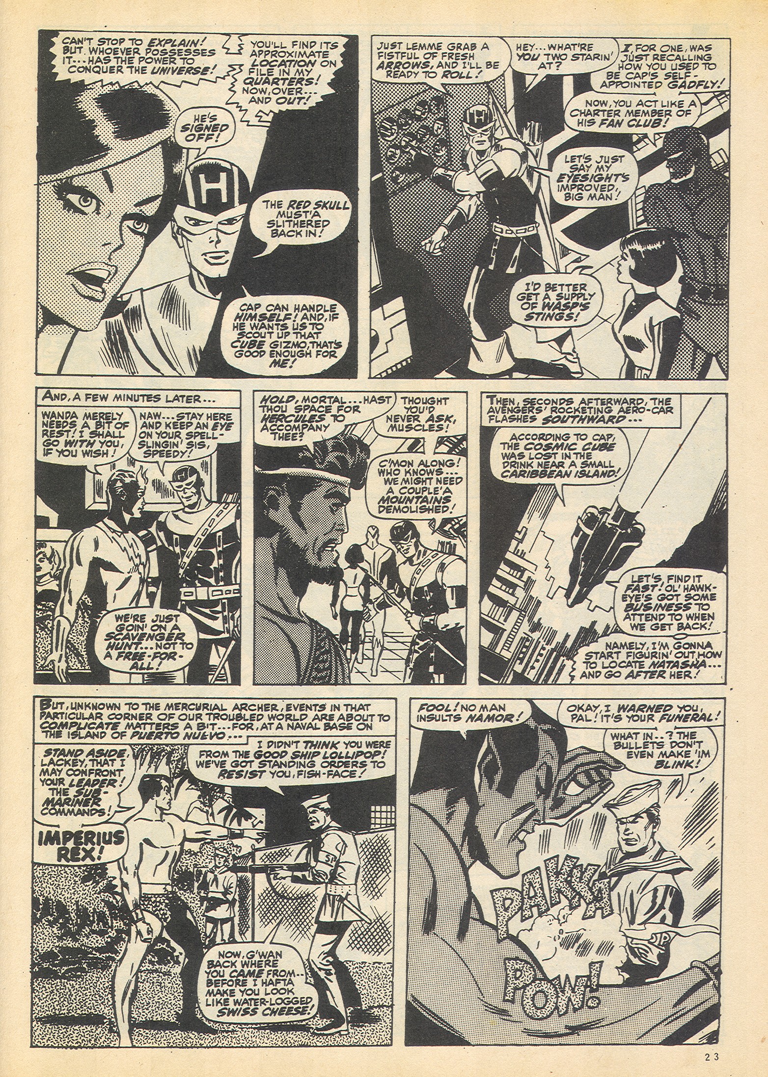 Read online The Avengers (1973) comic -  Issue #46 - 23