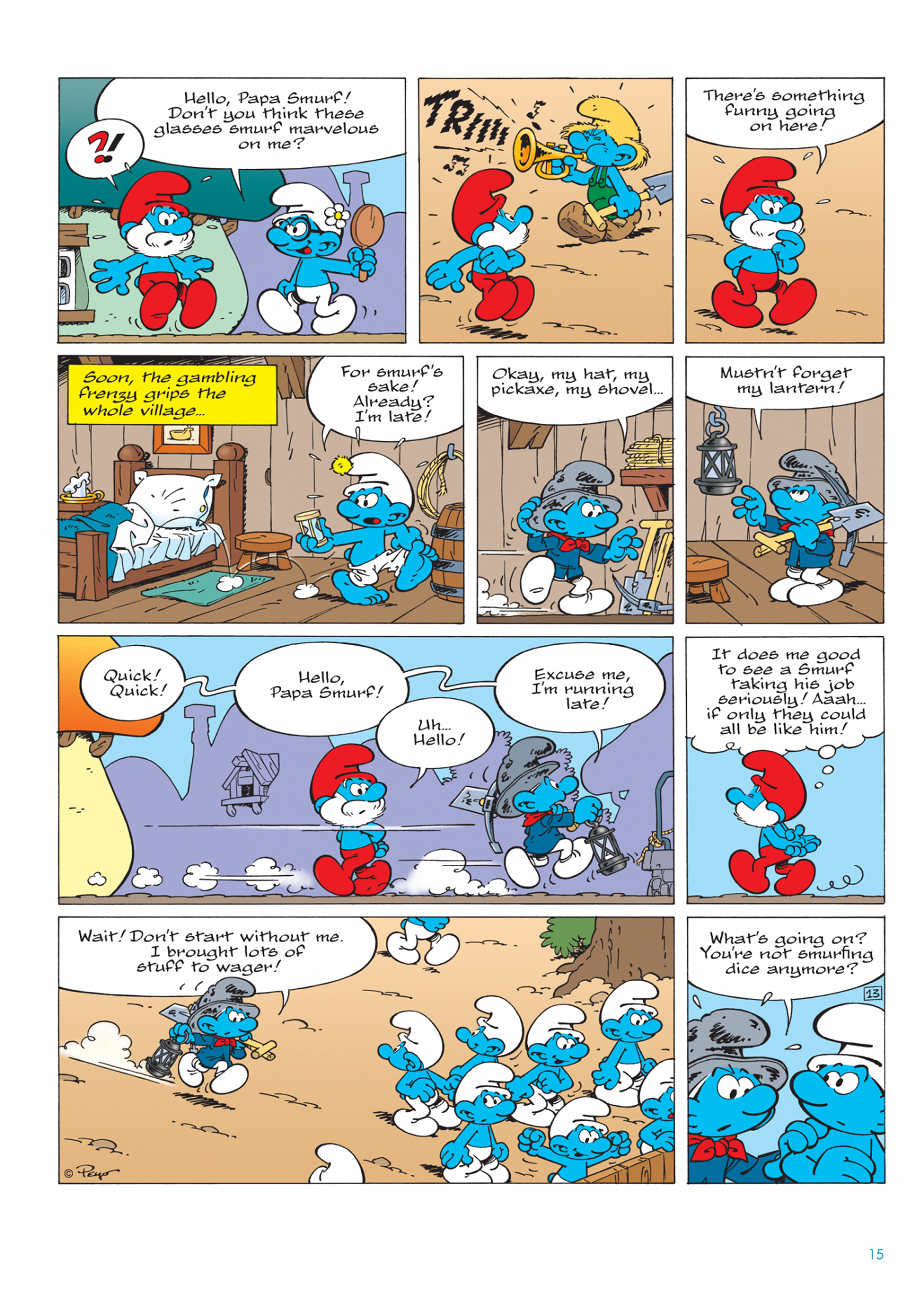 Read online The Smurfs comic -  Issue #25 - 16