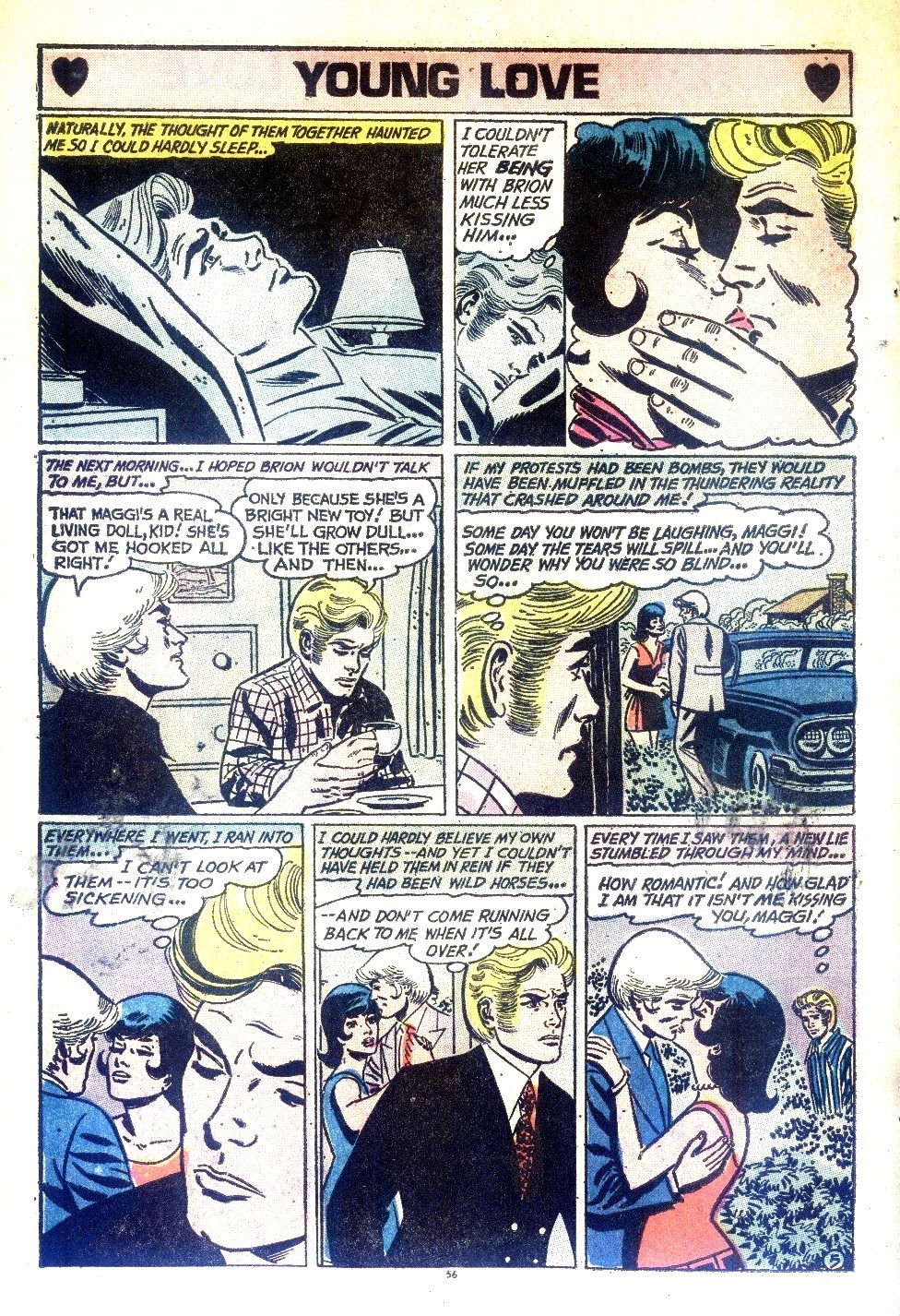 Read online Young Love (1963) comic -  Issue #107 - 56