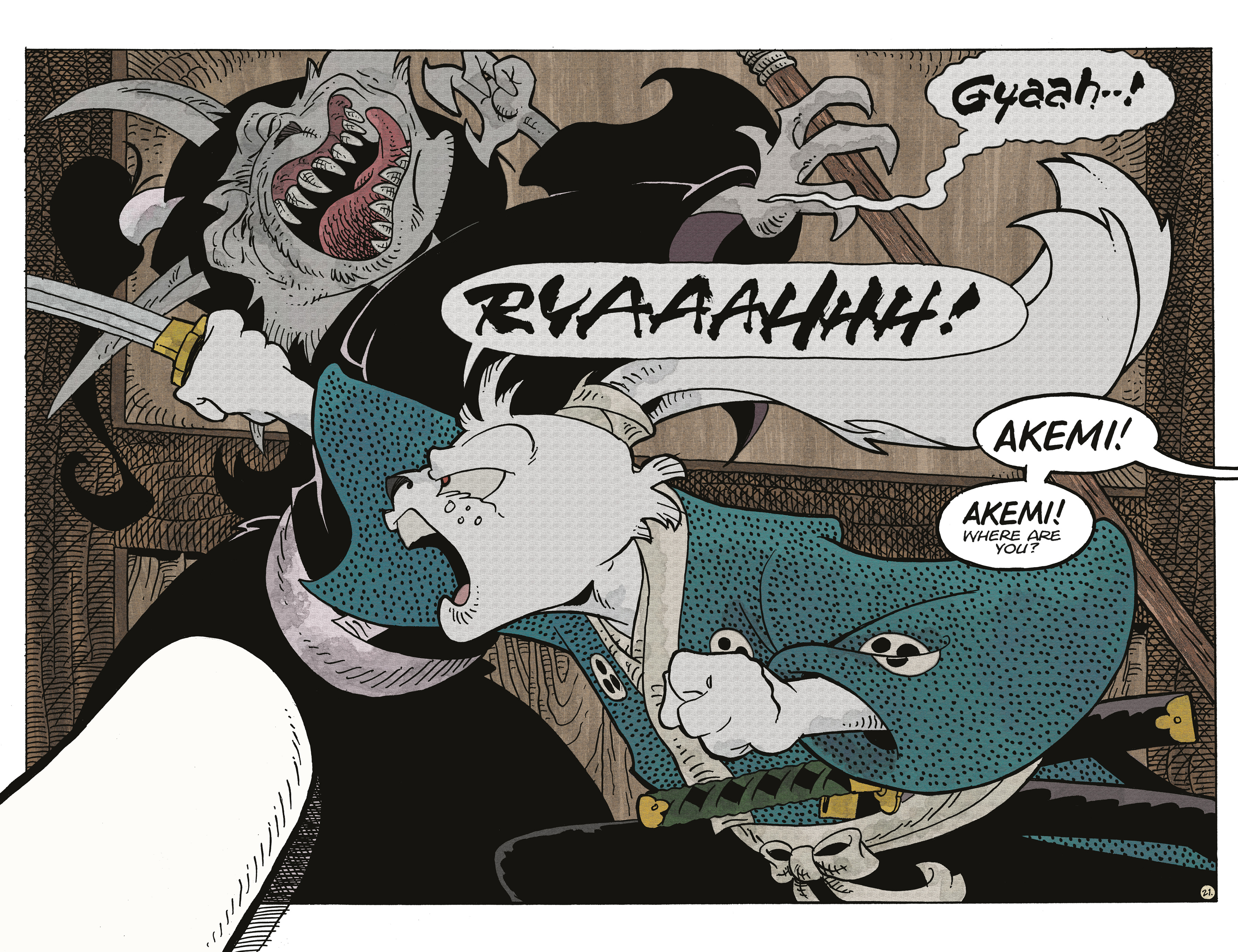 Read online Space Usagi: Yokai Hunter comic -  Issue # Full - 21