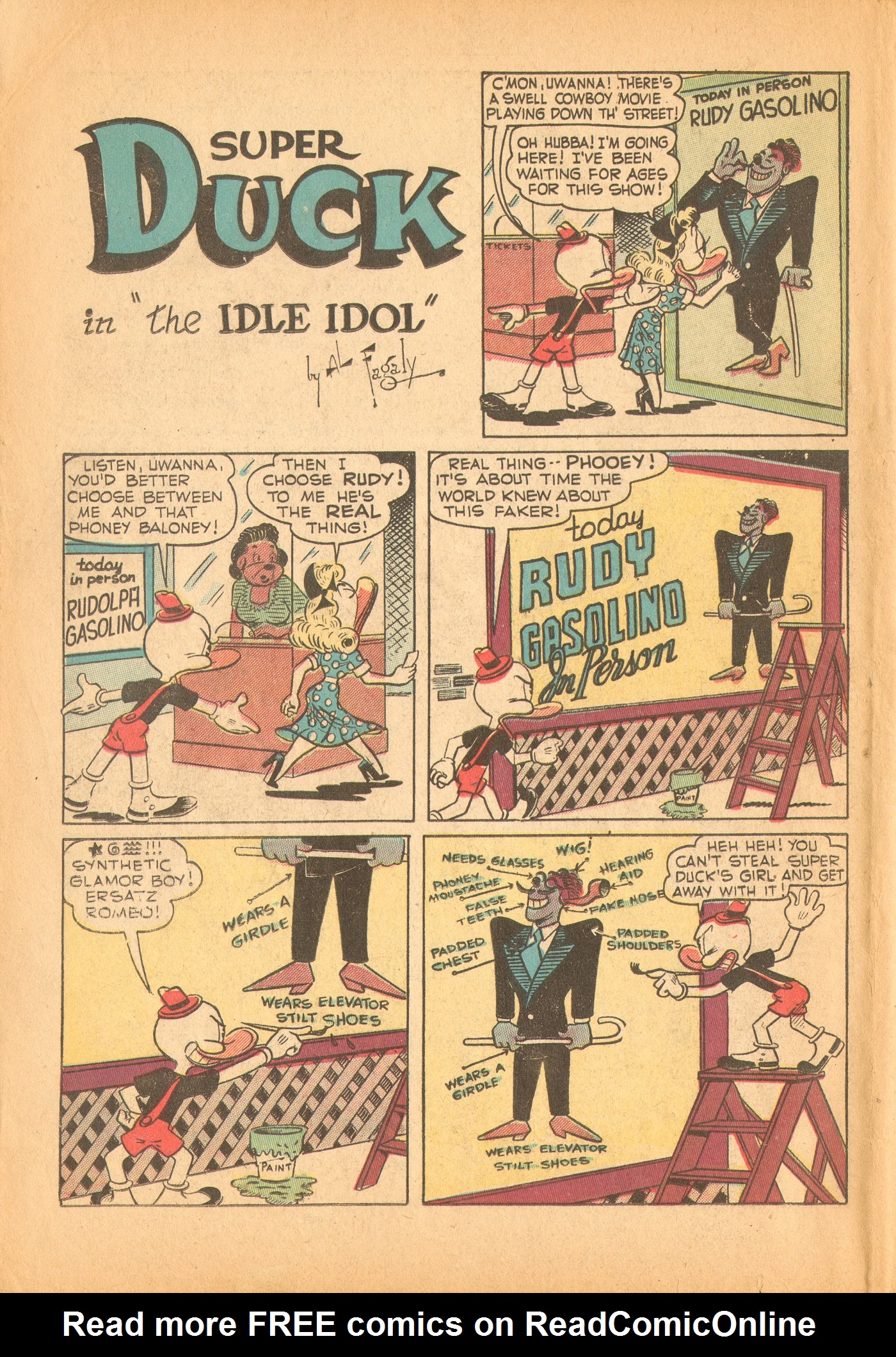 Read online Super Duck Comics comic -  Issue #33 - 38