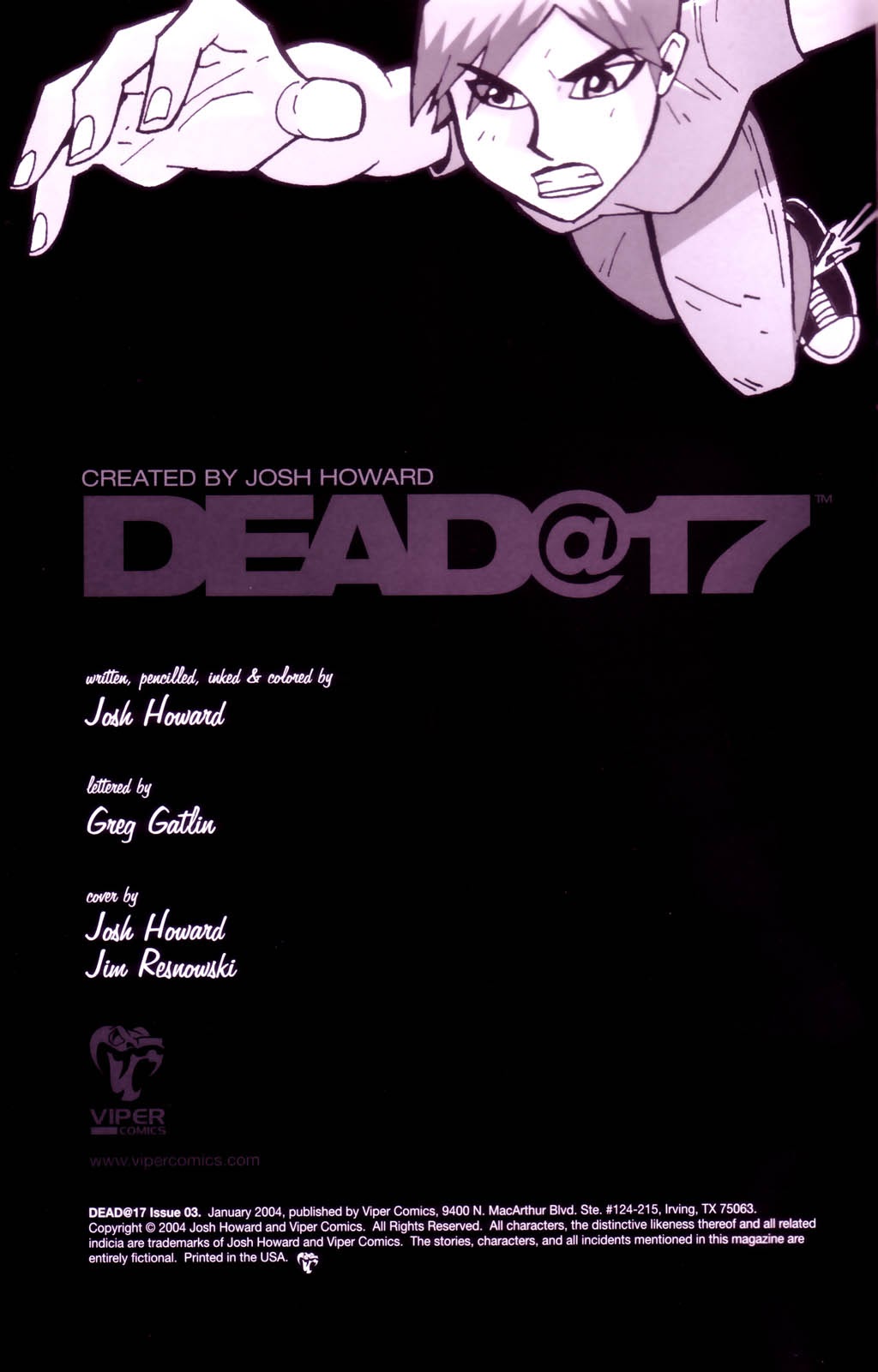 Read online Dead@17 comic -  Issue #3 - 2
