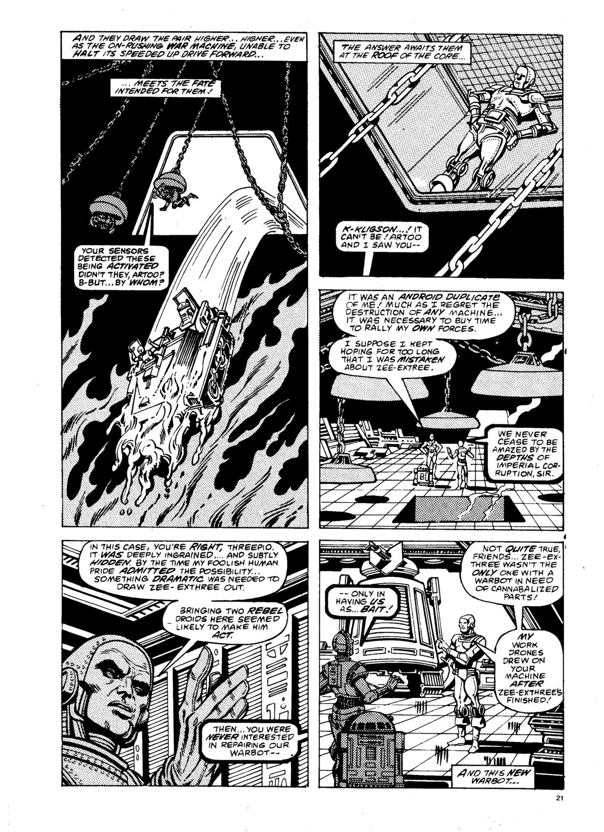 Read online Star Wars Weekly comic -  Issue #142 - 21