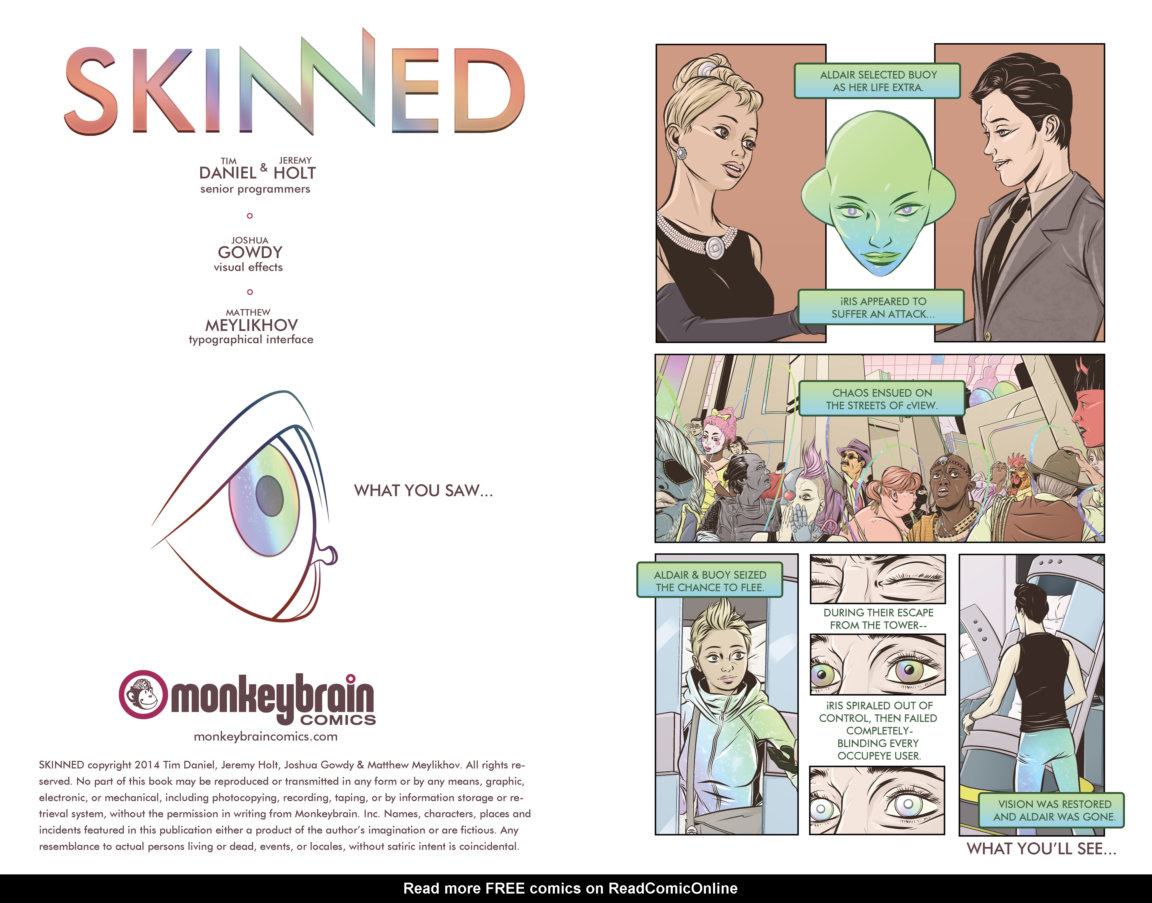 Read online Skinned comic -  Issue #3 - 2