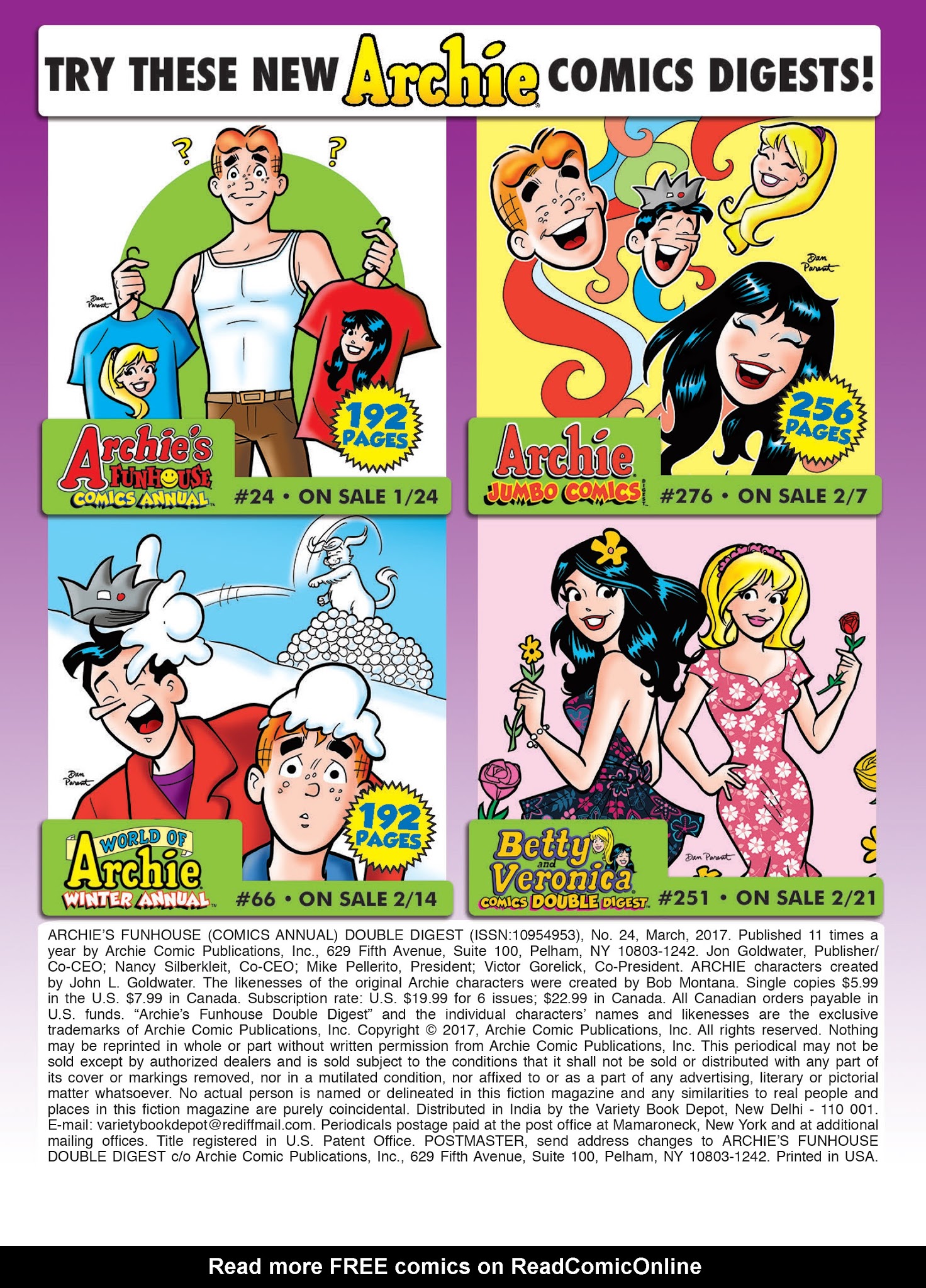 Read online Archie's Funhouse Double Digest comic -  Issue #24 - 182