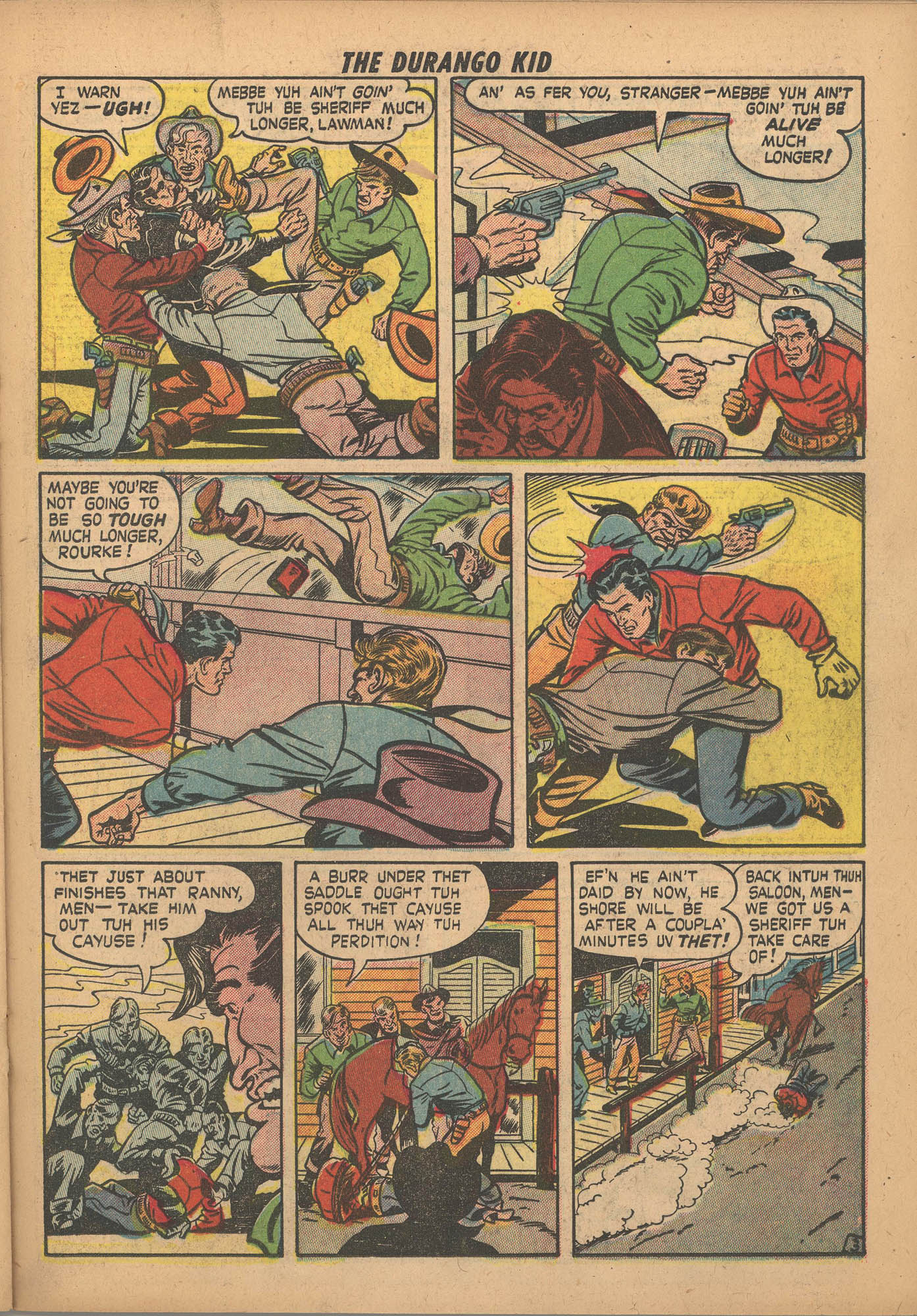 Read online Charles Starrett as The Durango Kid comic -  Issue #2 - 21