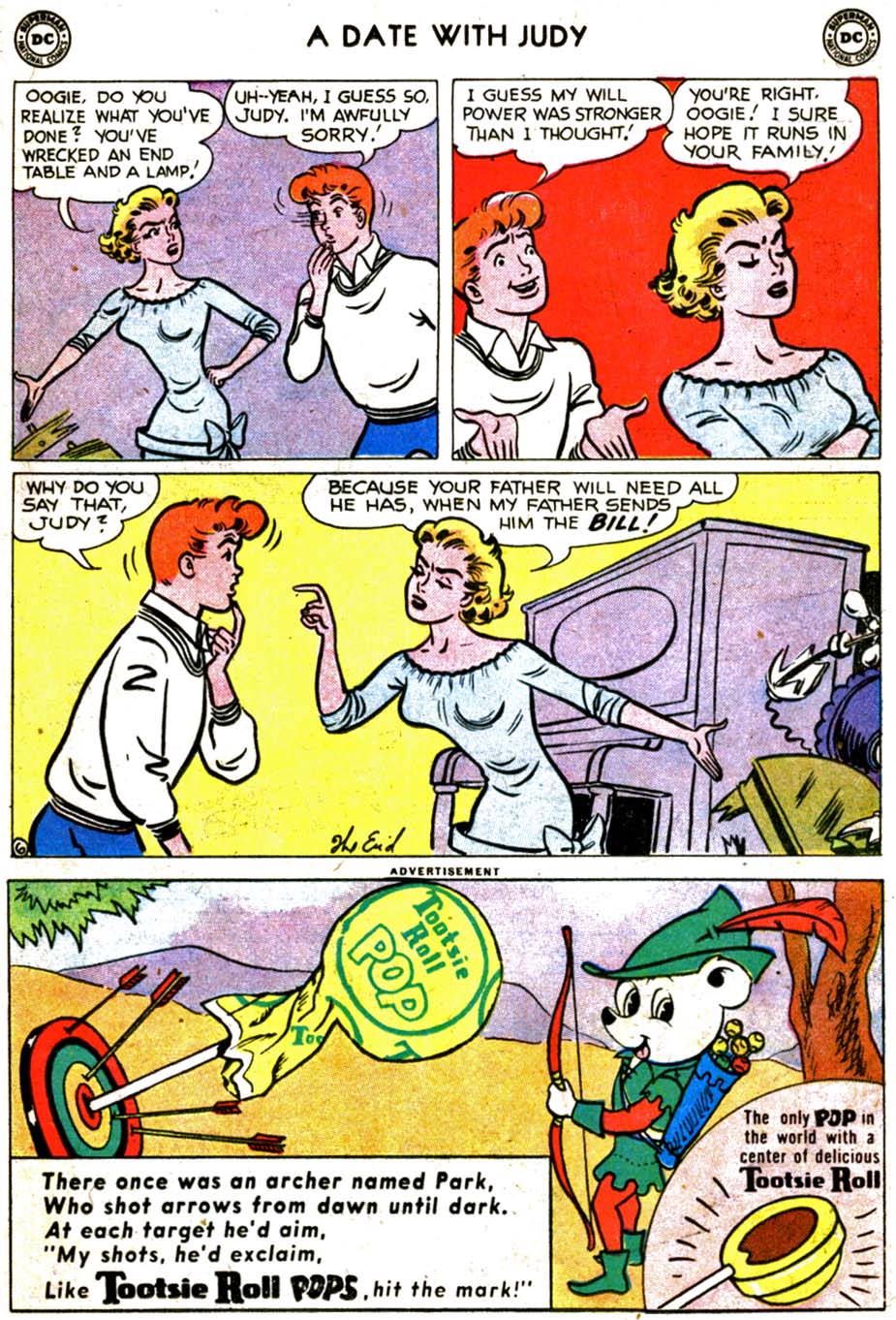Read online A Date with Judy comic -  Issue #70 - 23