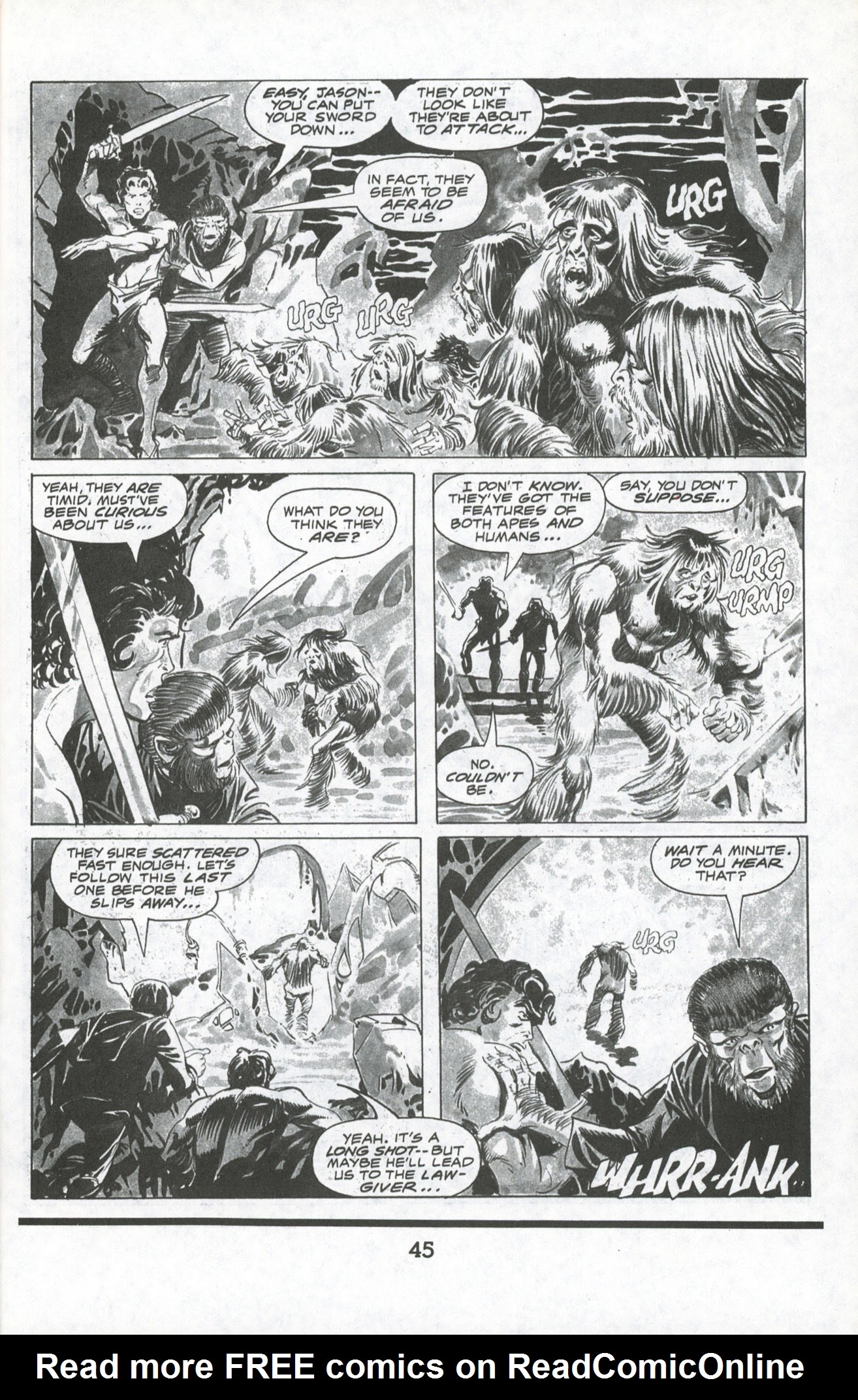 Read online Terror on the Planet of the Apes comic -  Issue #2 - 25