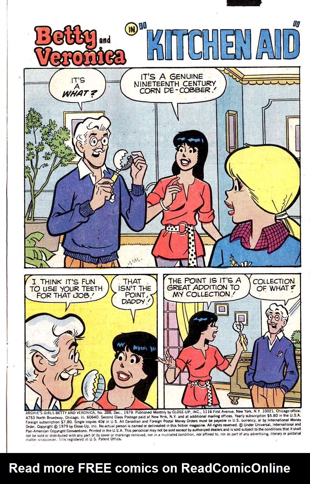 Read online Archie's Girls Betty and Veronica comic -  Issue #288 - 3