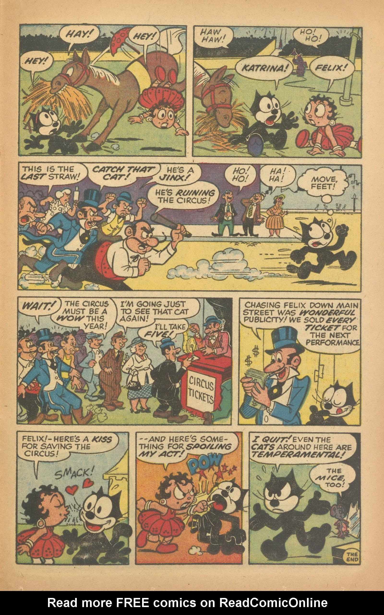 Read online Felix the Cat (1955) comic -  Issue #106 - 25