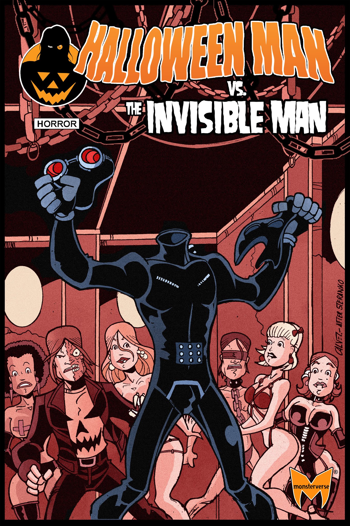 Read online Halloween Man vs. the Invisible Man comic -  Issue # TPB - 1