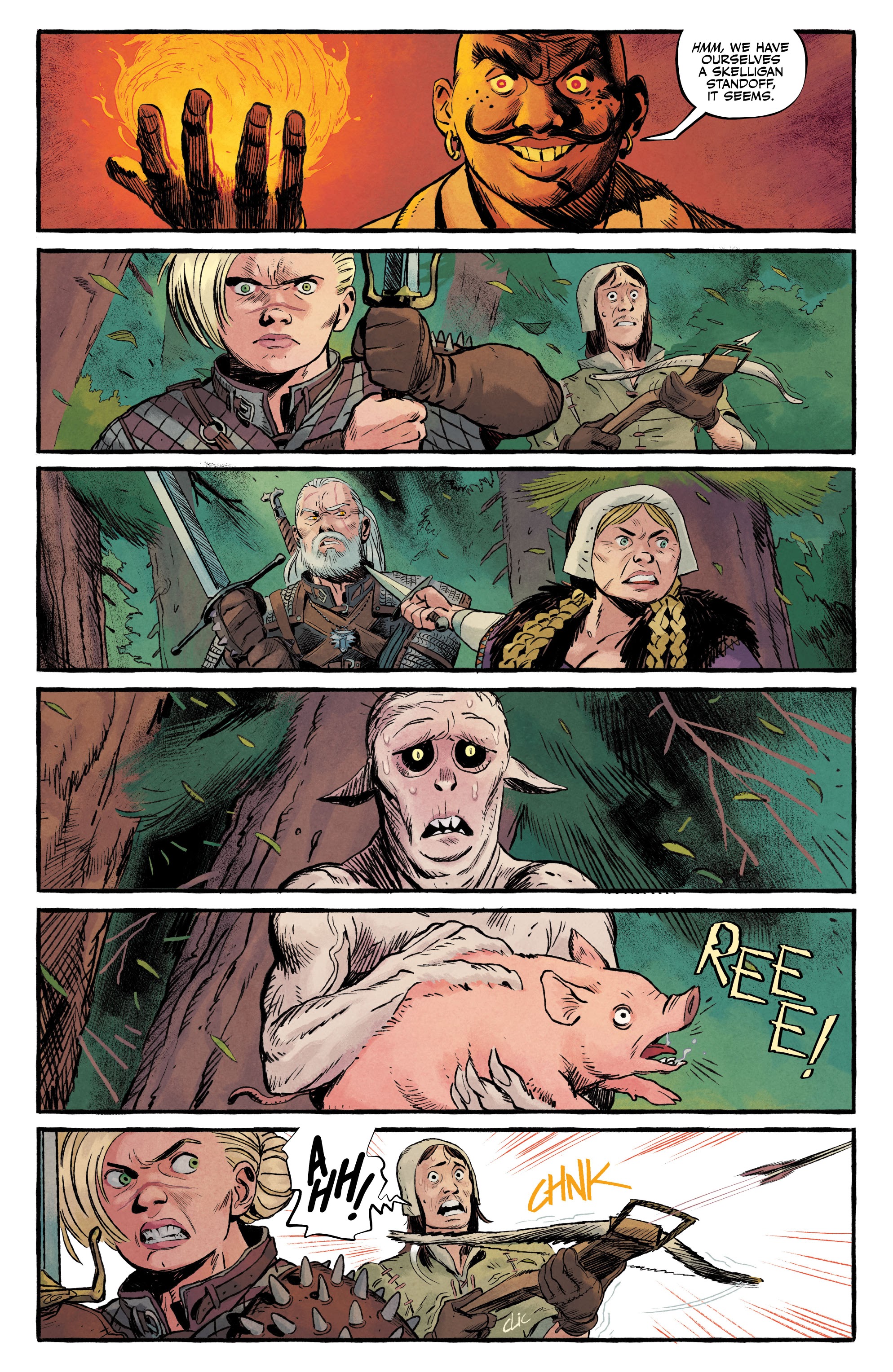 Read online Free Comic Book Day 2021 comic -  Issue # Critical Role - The Witcher - 19
