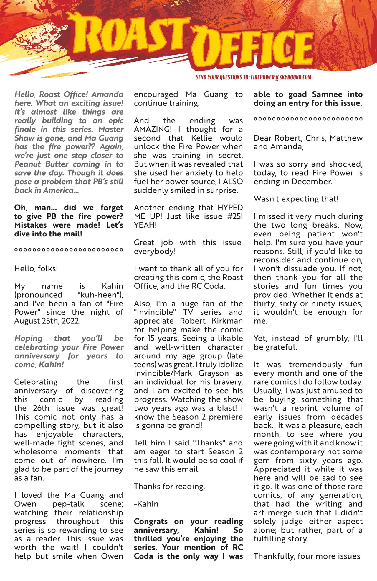 Read online Fire Power comic -  Issue #29 - 26