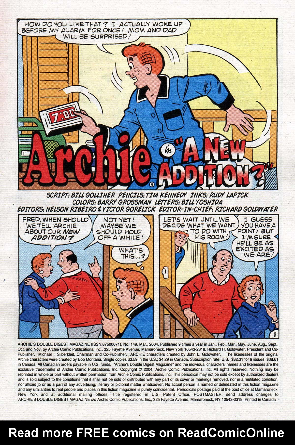 Read online Archie's Double Digest Magazine comic -  Issue #149 - 2