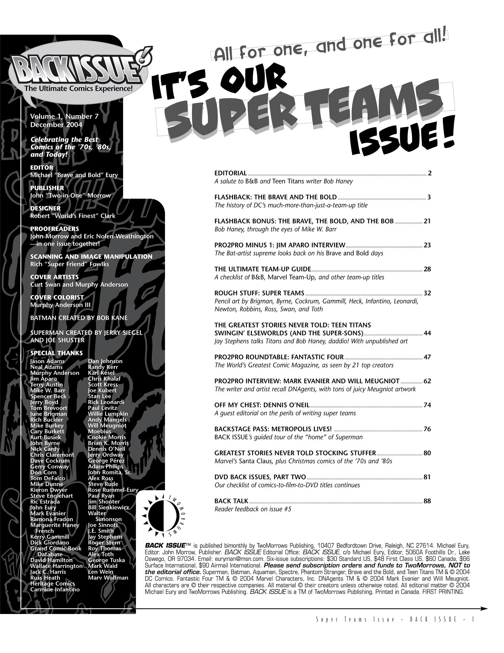 Read online Back Issue comic -  Issue #7 - 2