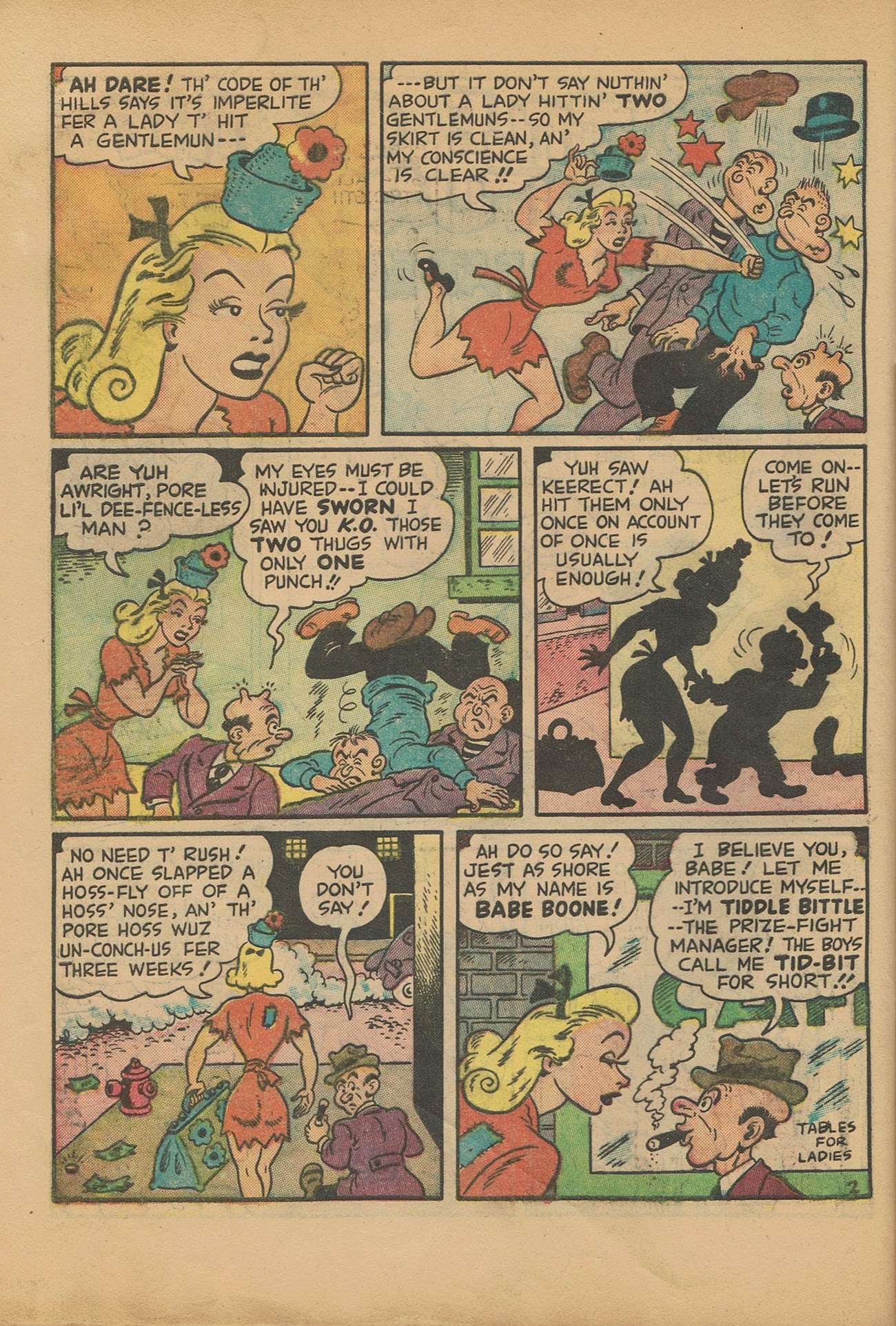 Read online Babe (1948) comic -  Issue #2 - 42