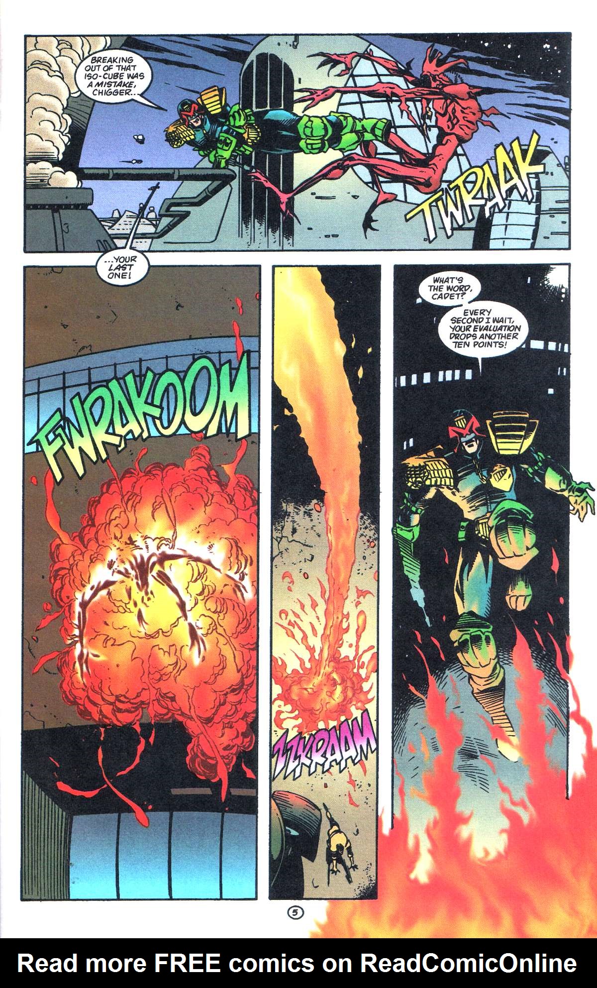 Read online Judge Dredd: Legends of the Law comic -  Issue #5 - 7