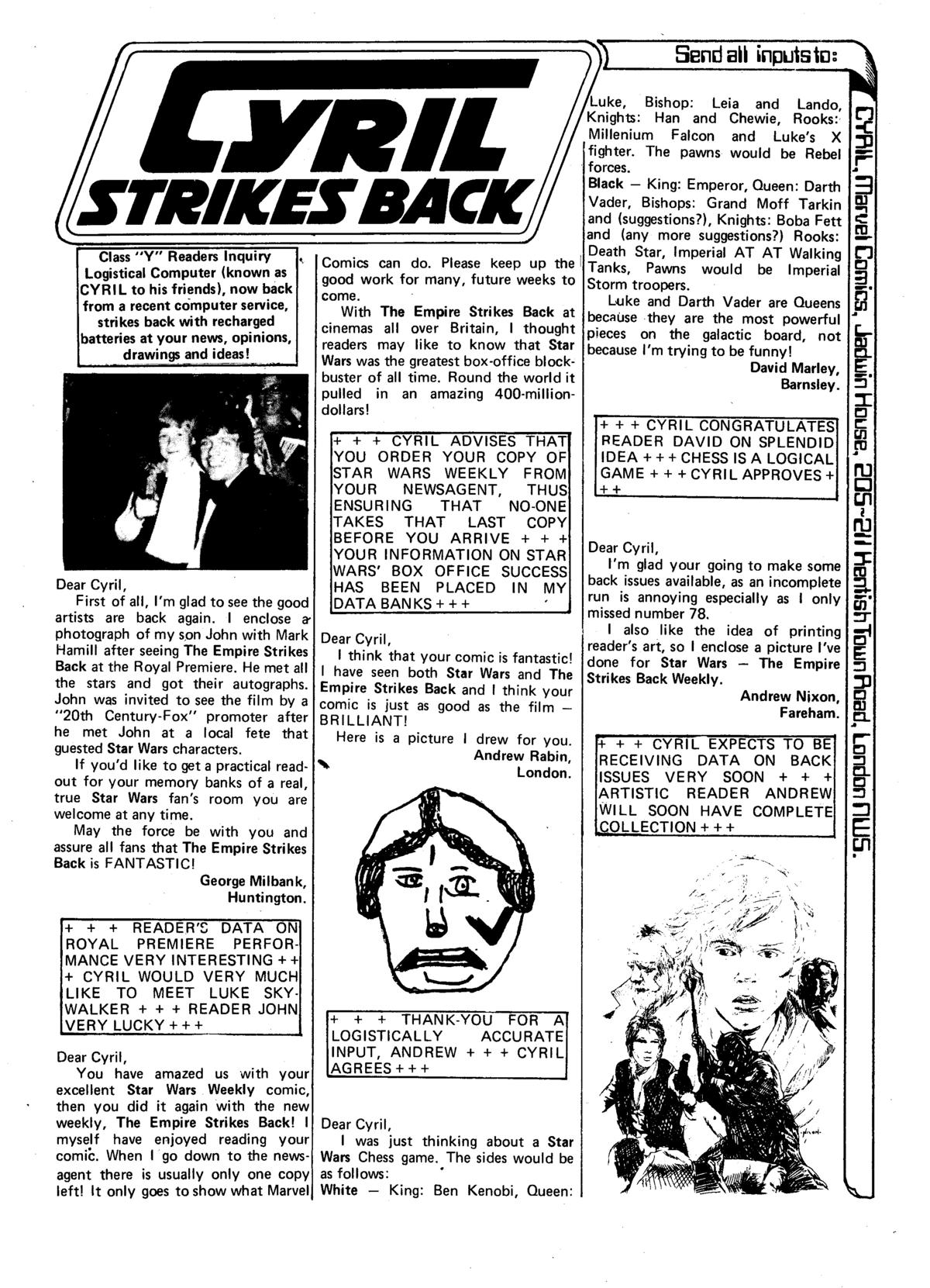 Read online Star Wars Weekly comic -  Issue #132 - 21