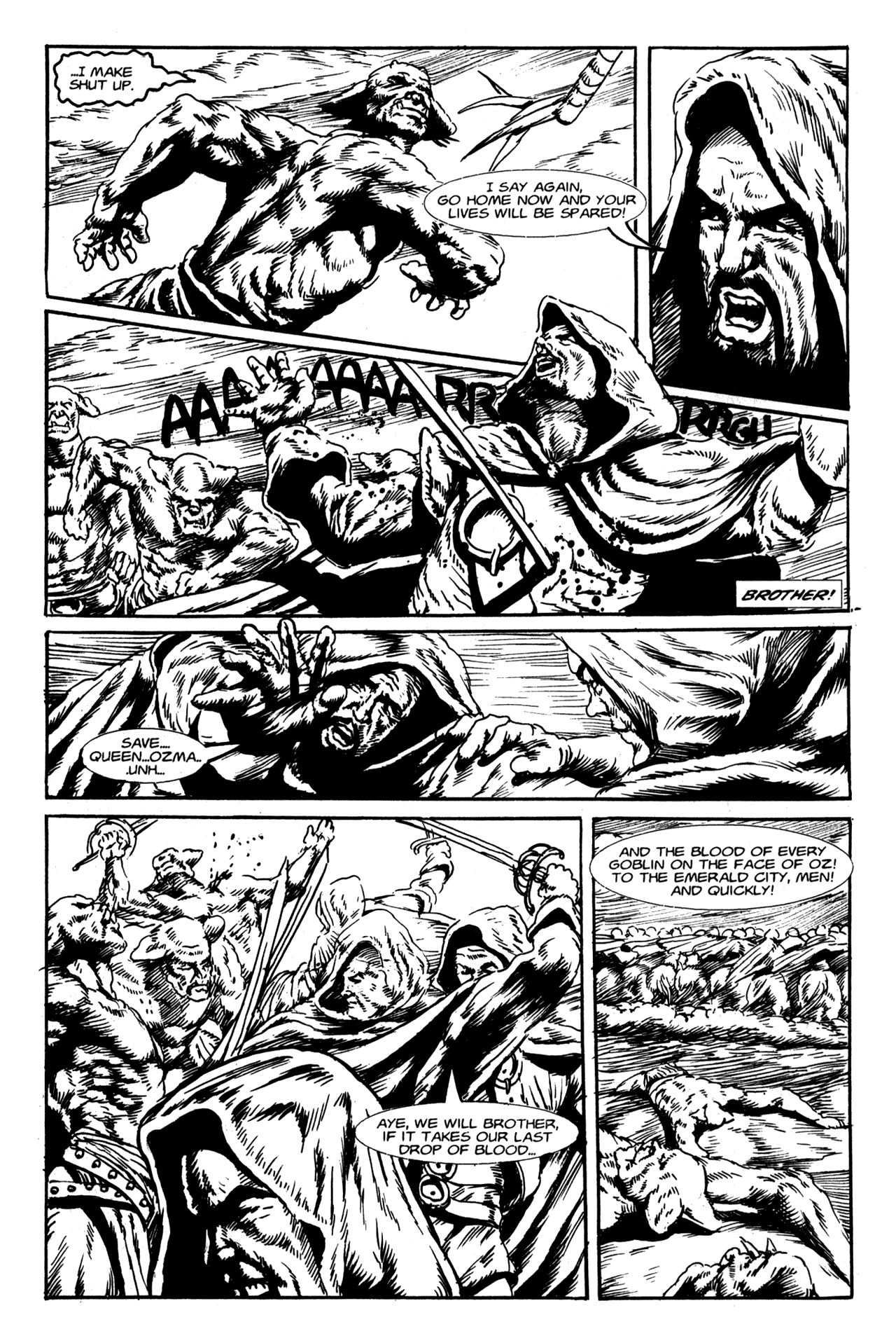 Read online Dark Oz comic -  Issue #5 - 6