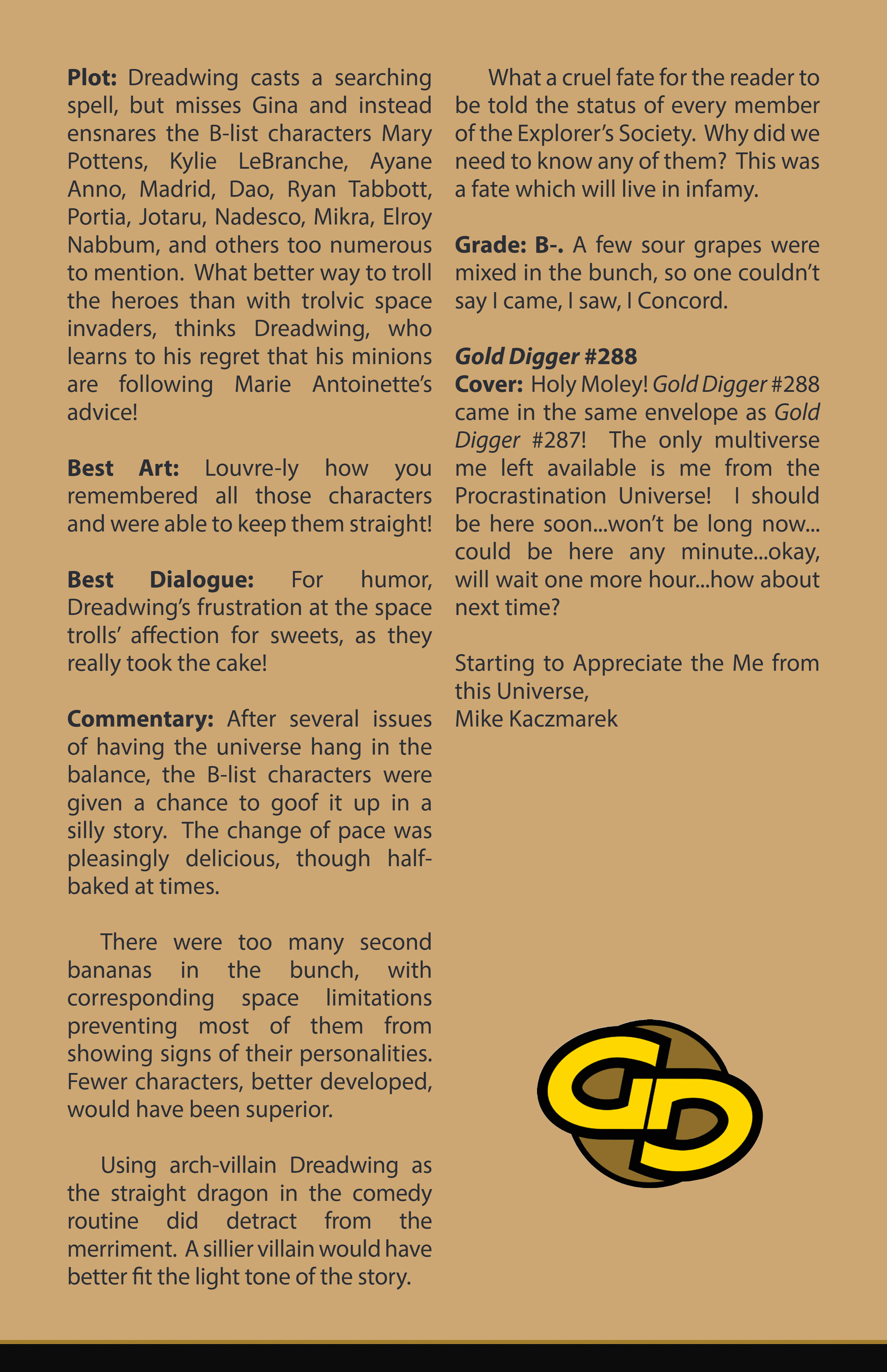 Read online Gold Digger (1999) comic -  Issue #295 - 27