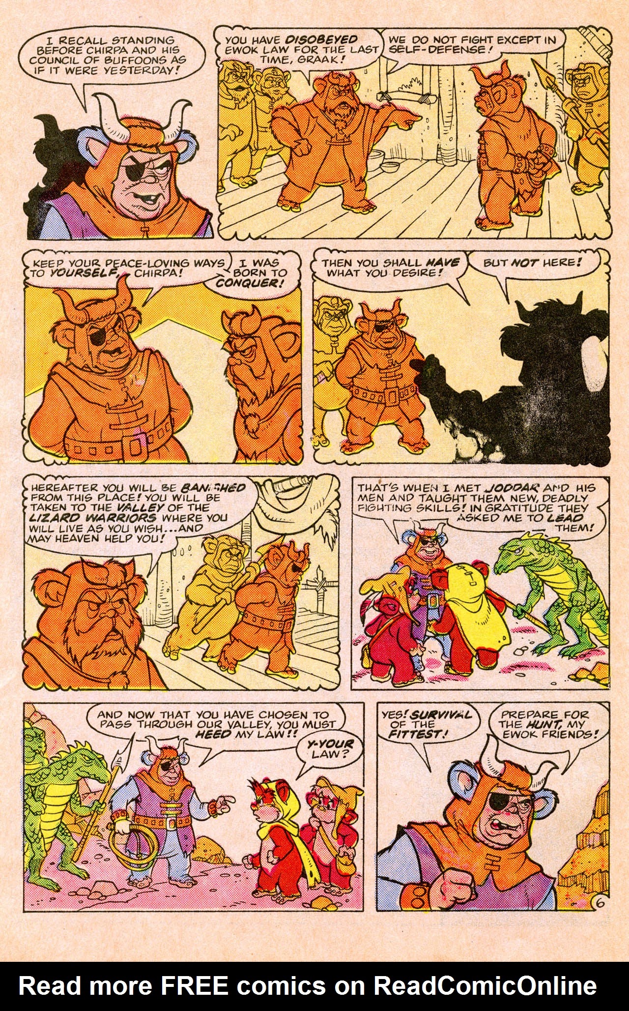 Read online Ewoks (1987) comic -  Issue #4 - 10