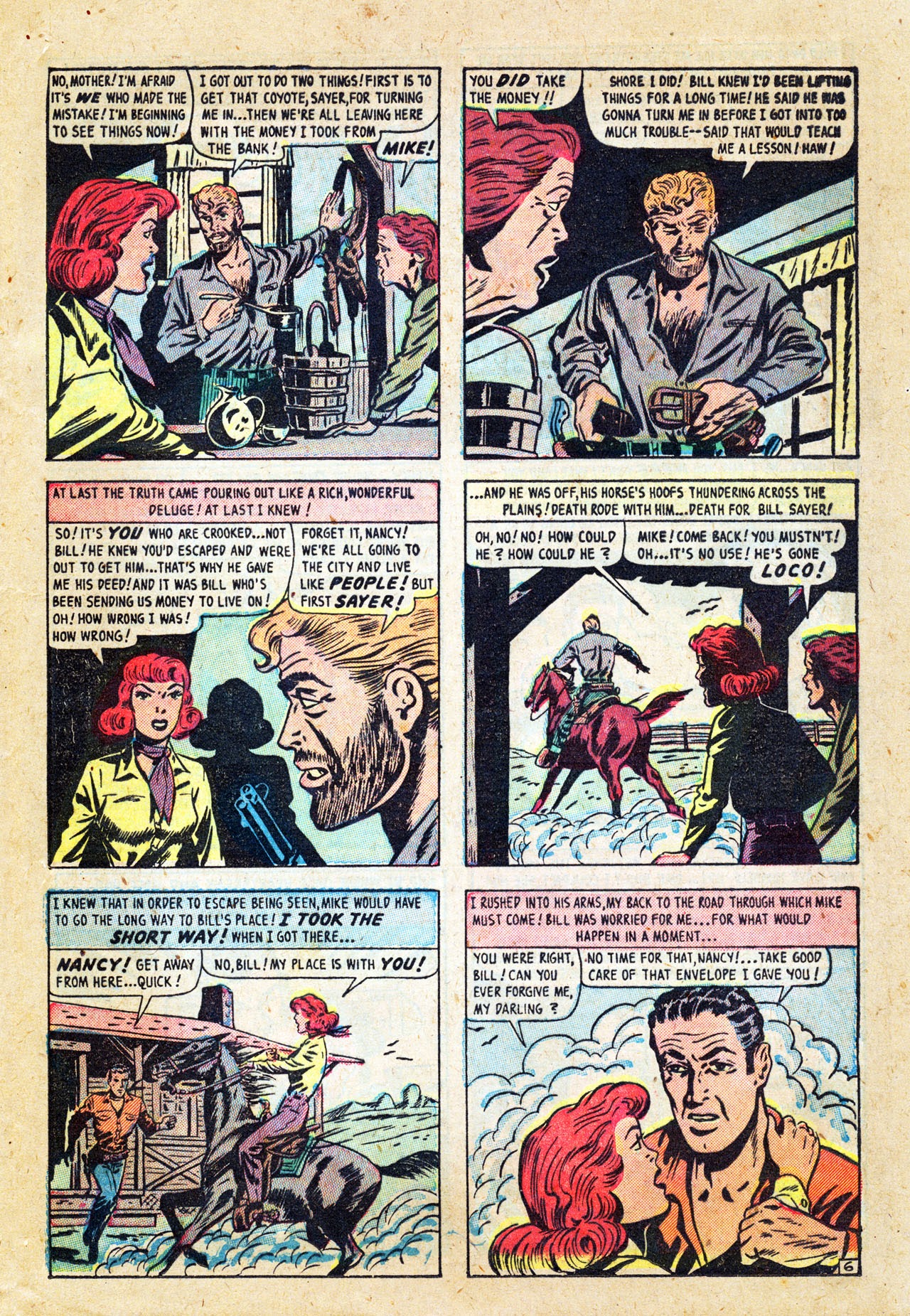 Read online Cowboy Romances comic -  Issue #1 - 31