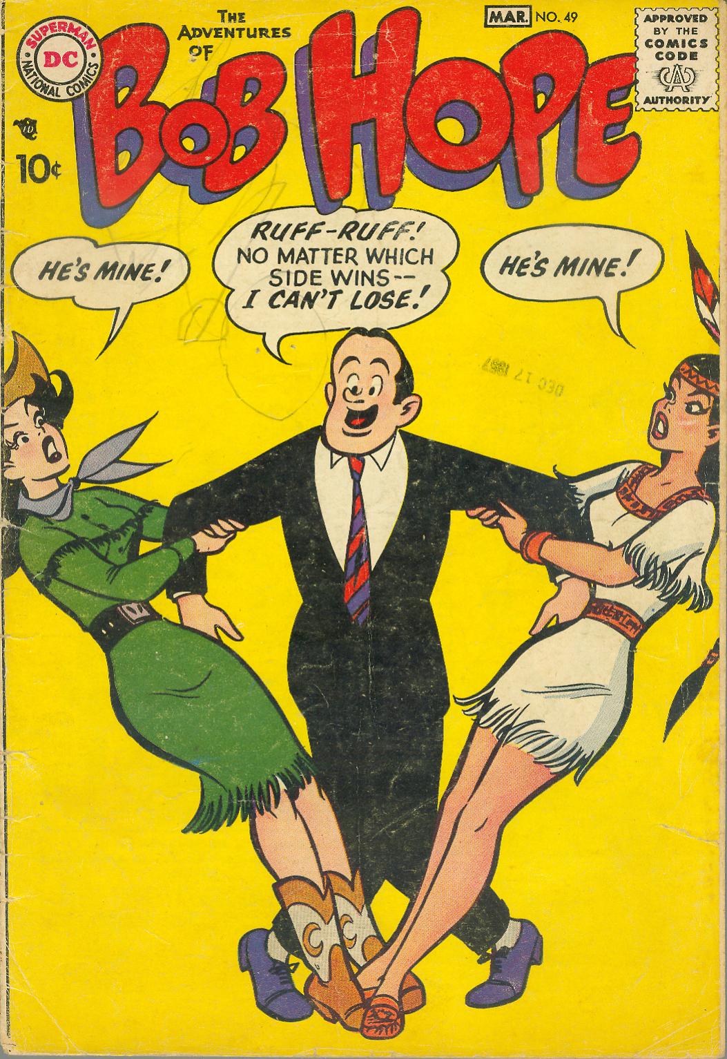 Read online The Adventures of Bob Hope comic -  Issue #49 - 1