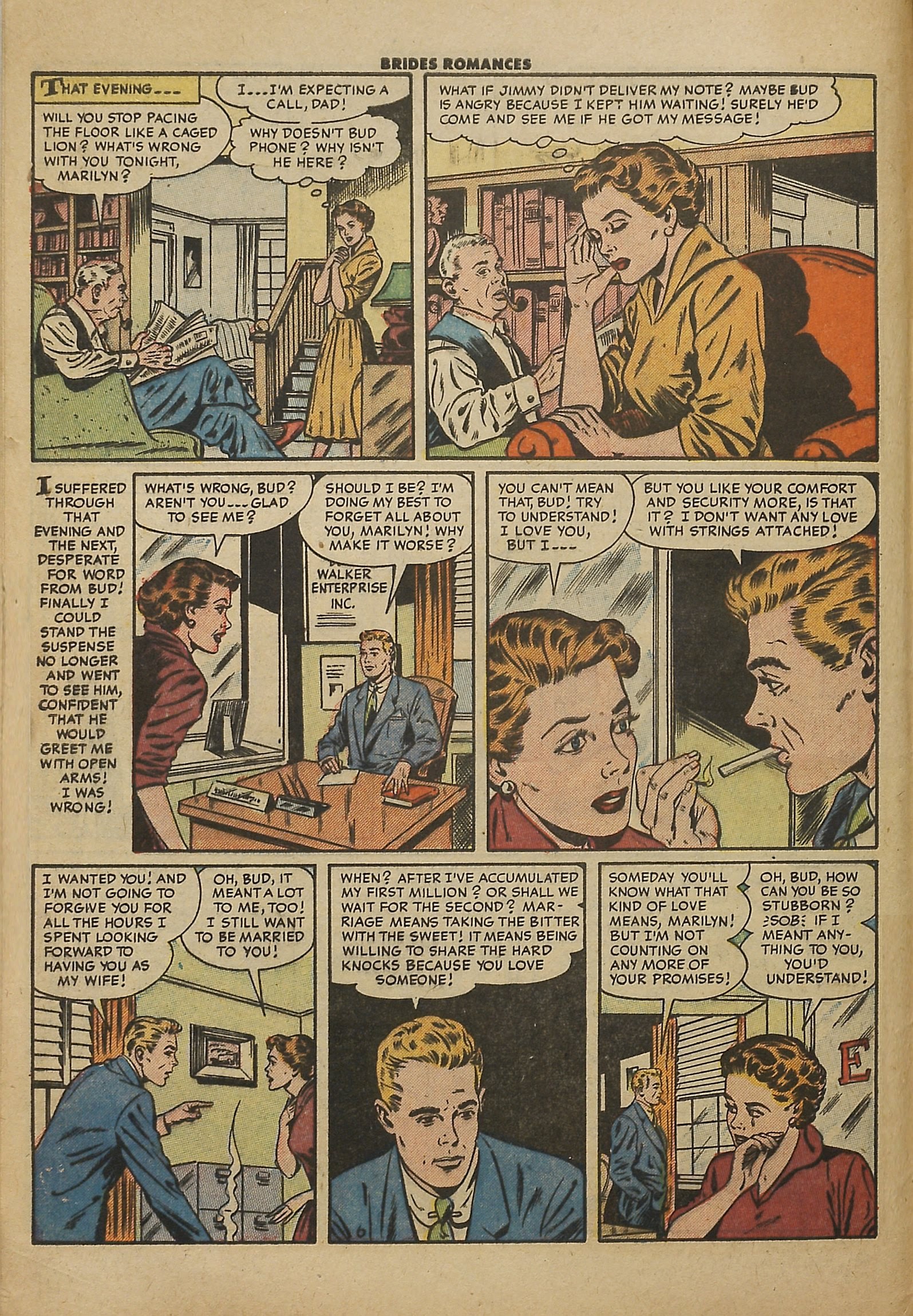 Read online Brides Romances comic -  Issue #7 - 8