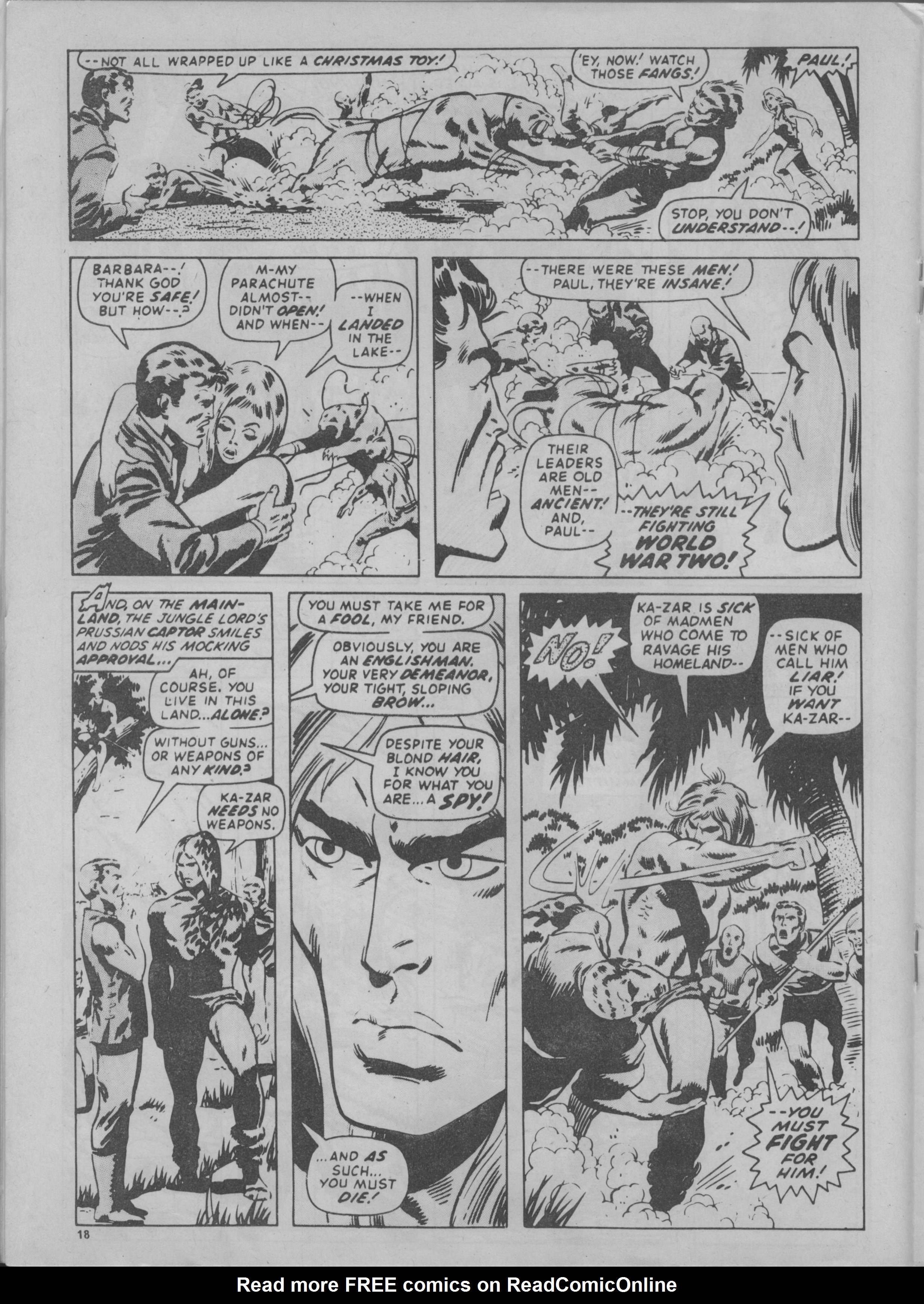 Read online Planet of the Apes (1974) comic -  Issue #10 - 18