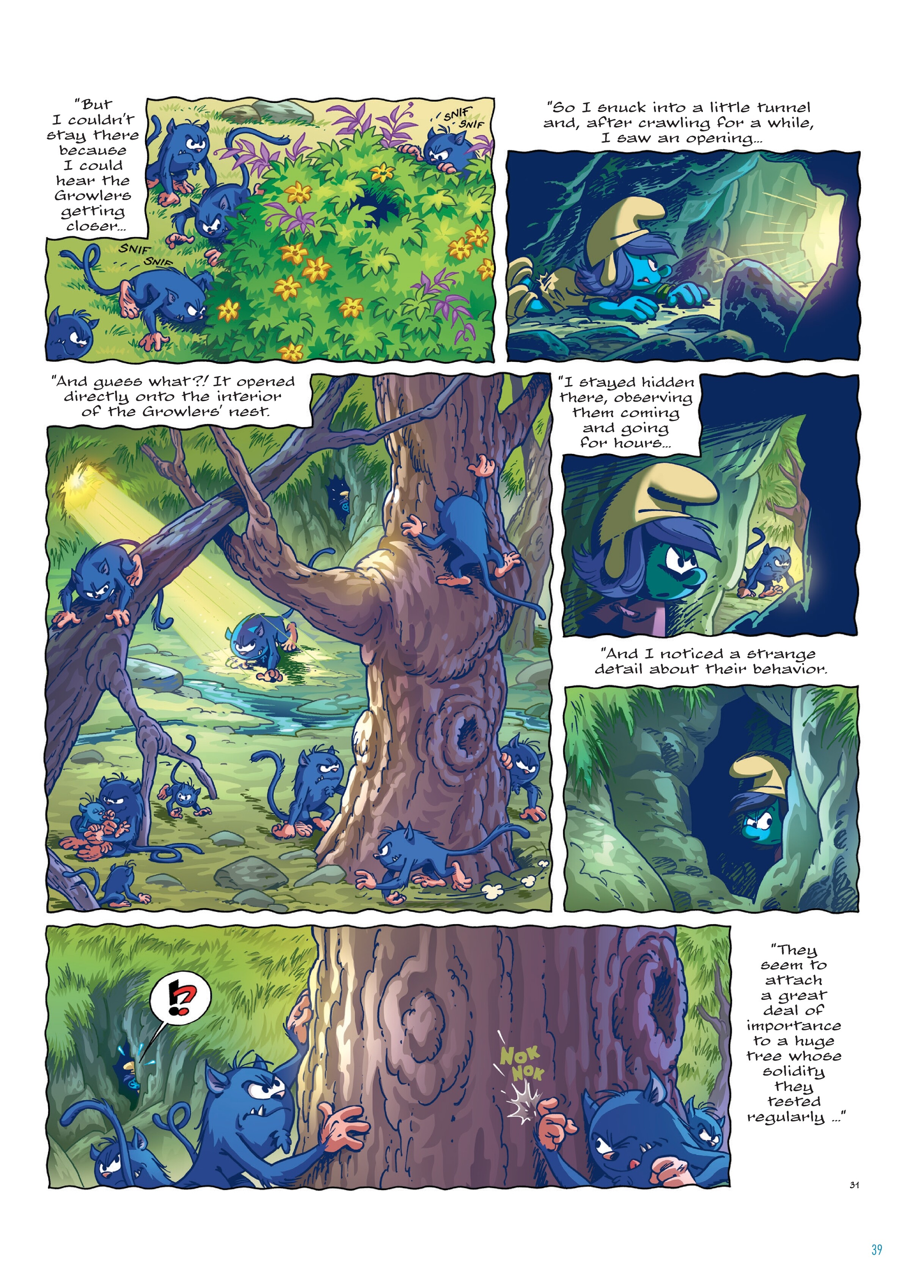 Read online Smurfs: The Village Behind The Wall comic -  Issue #2 - 39