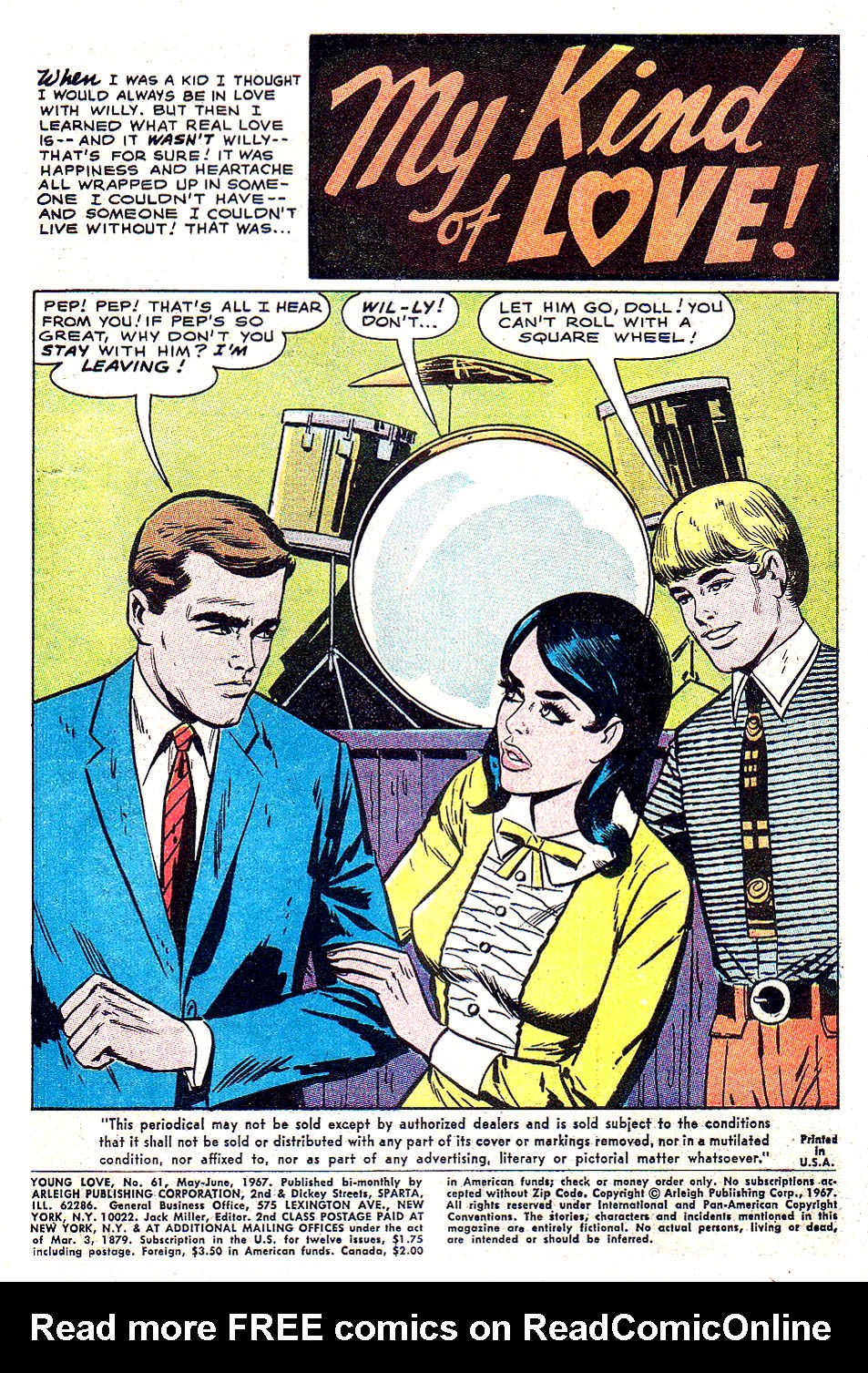 Read online Young Love (1963) comic -  Issue #61 - 3