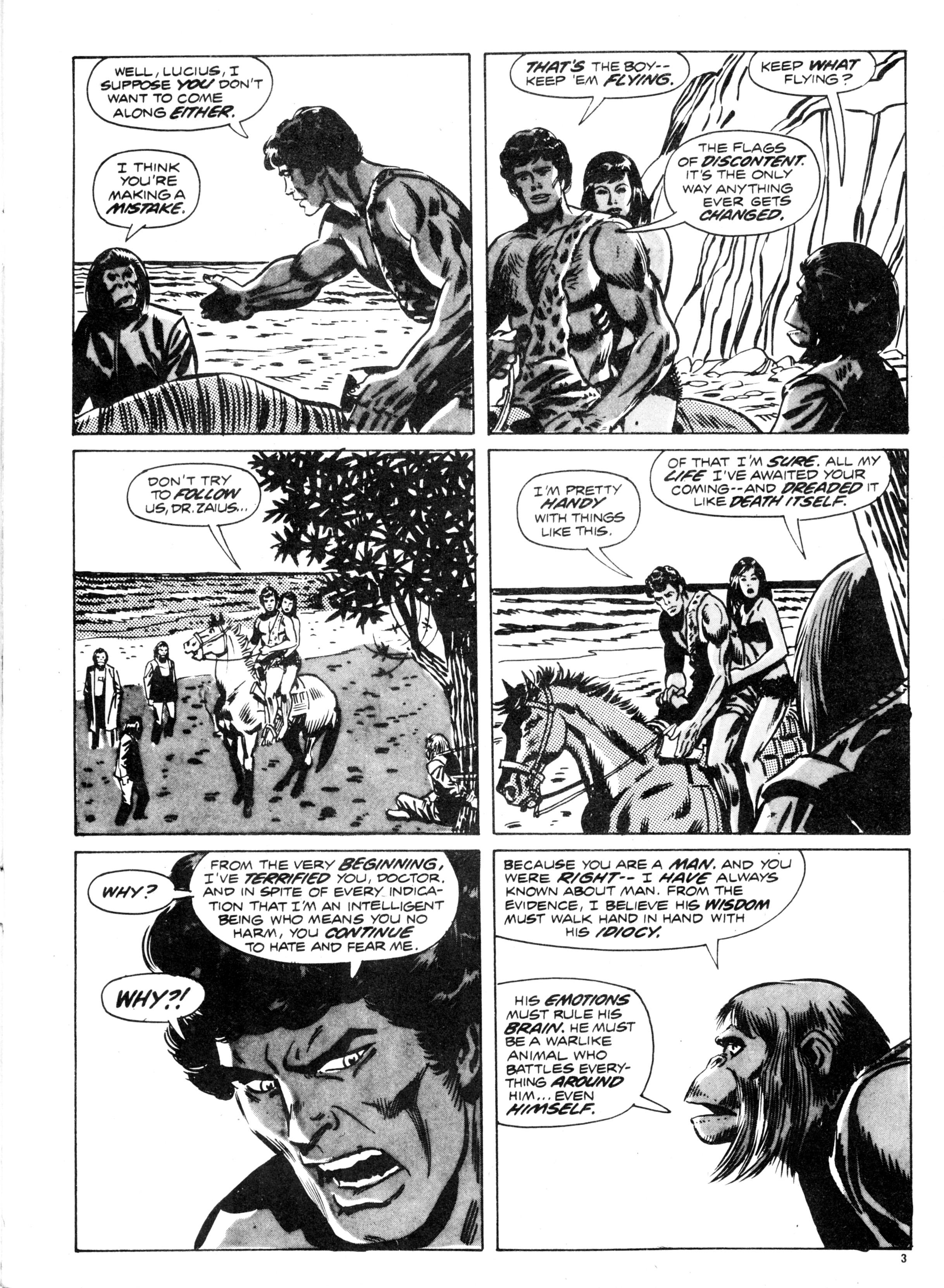 Read online Planet of the Apes (1974) comic -  Issue #11 - 3