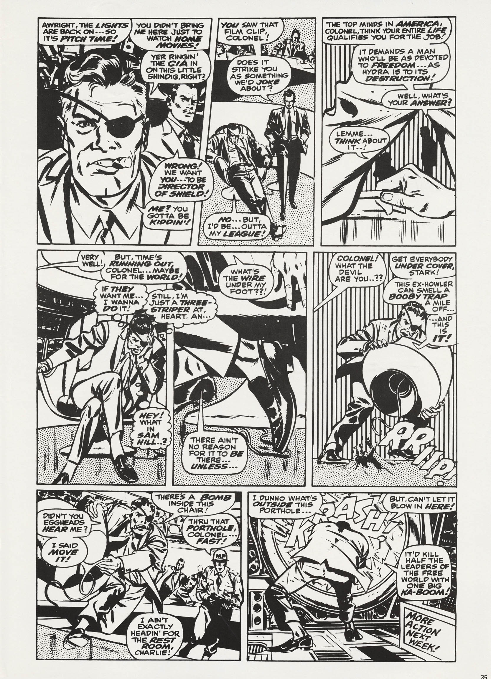 Read online Captain Britain (1976) comic -  Issue #33 - 34