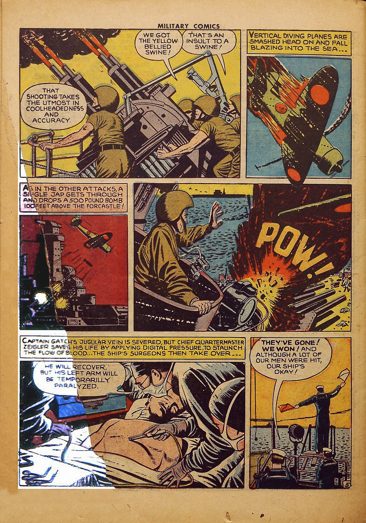 Read online Military Comics comic -  Issue #24 - 56