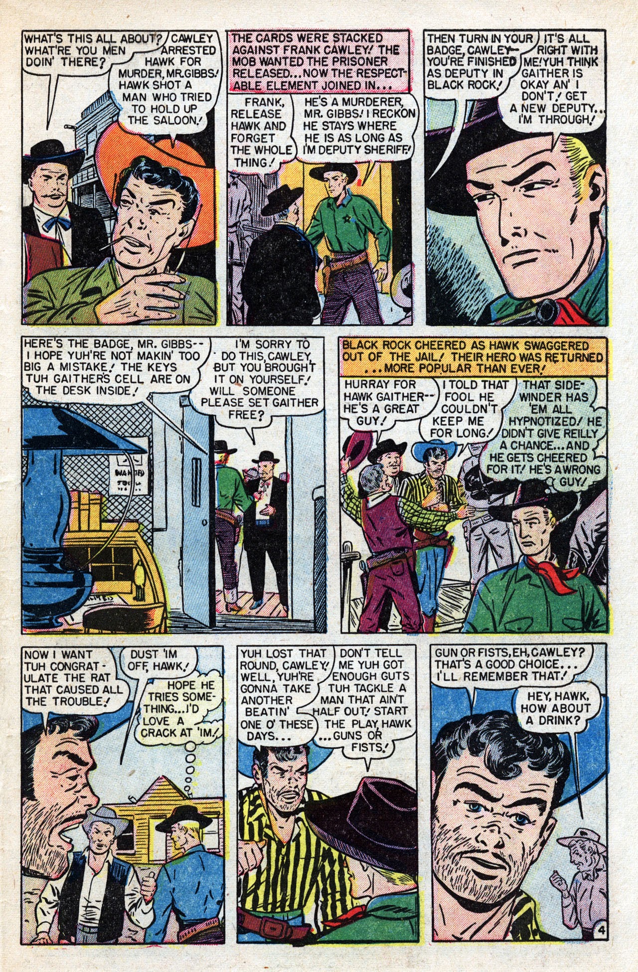 Read online Western Thrillers (1954) comic -  Issue #3 - 27