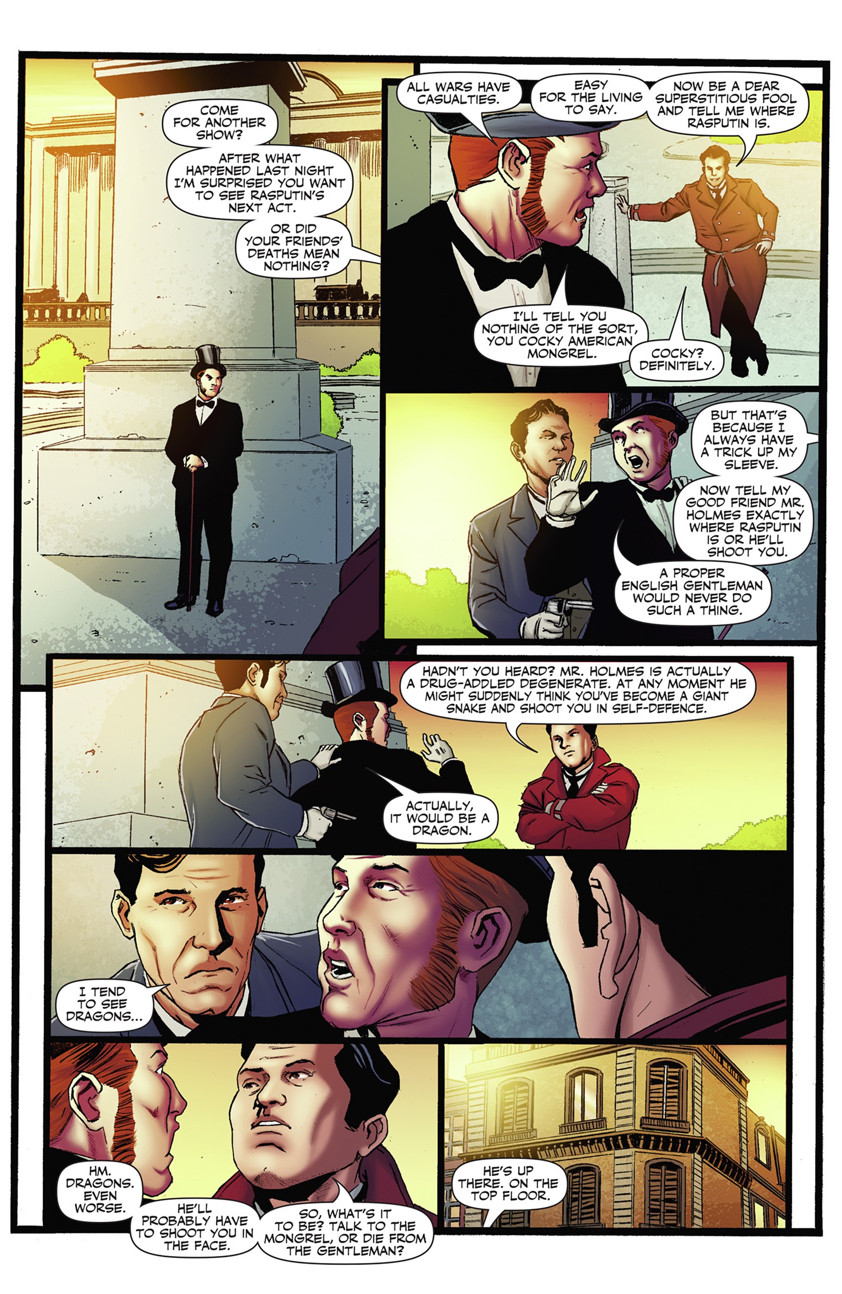 Read online Sherlock Holmes vs. Harry Houdini comic -  Issue #4 - 16