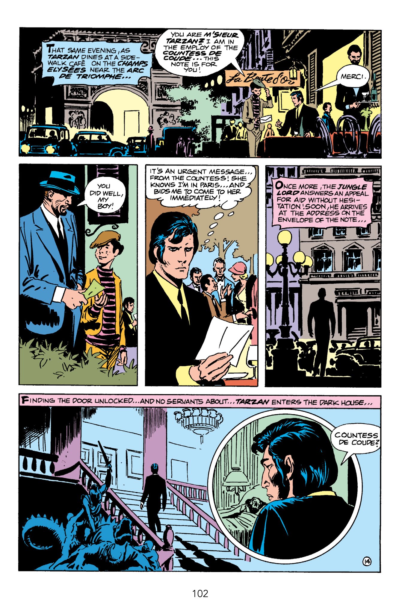 Read online Edgar Rice Burroughs' Tarzan The Joe Kubert Years comic -  Issue # TPB 2 (Part 1) - 101
