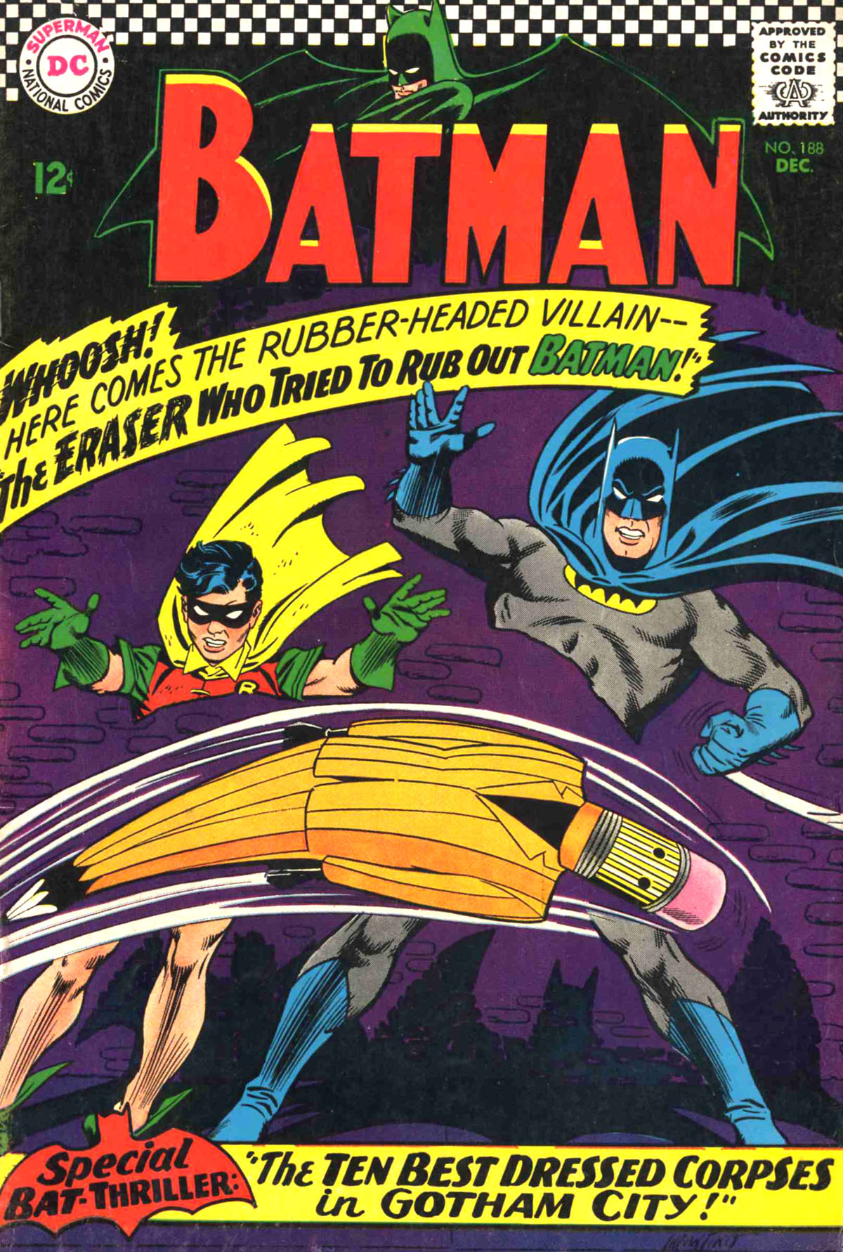 Read online Batman (1940) comic -  Issue #188 - 1