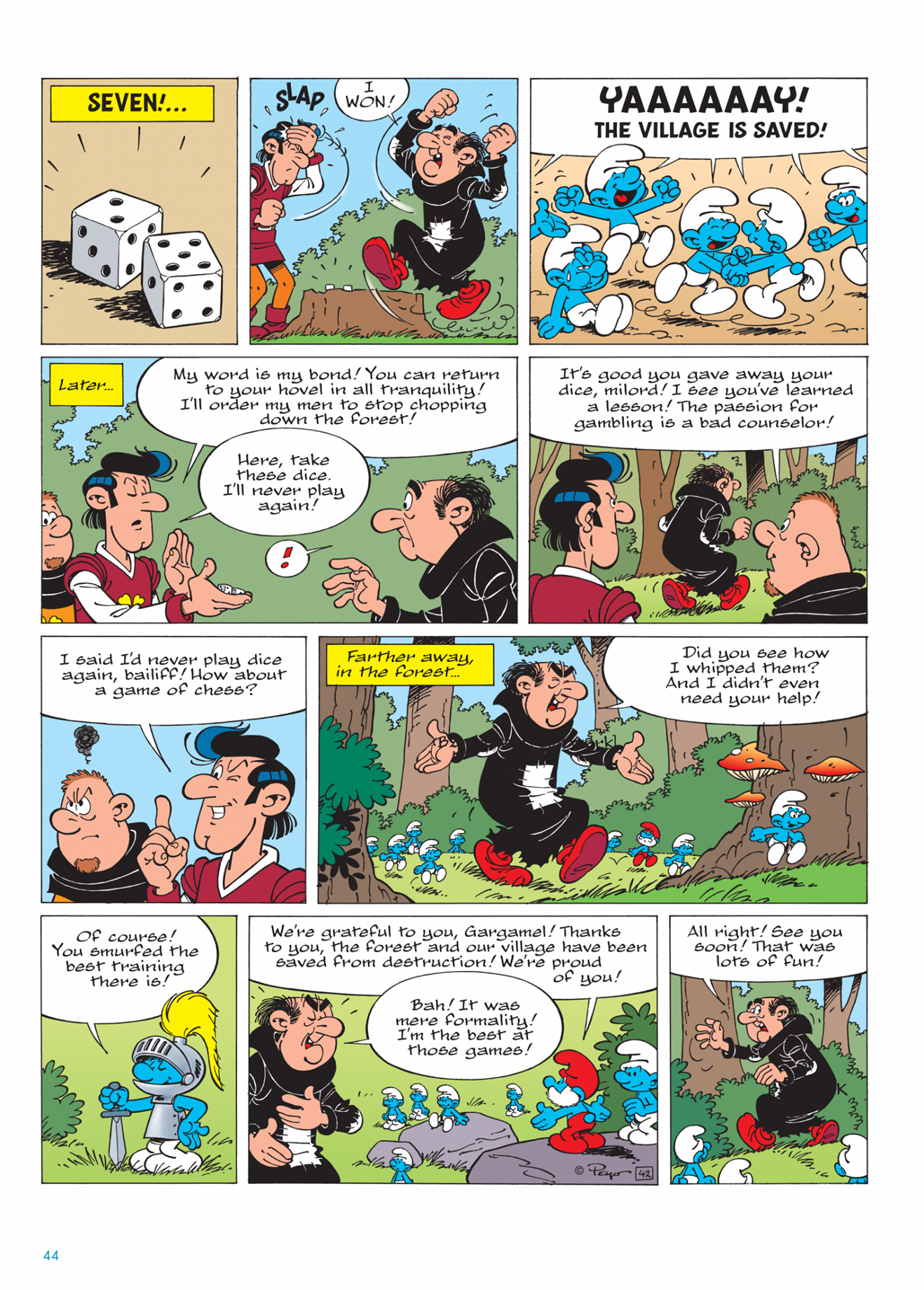 Read online The Smurfs comic -  Issue #25 - 45