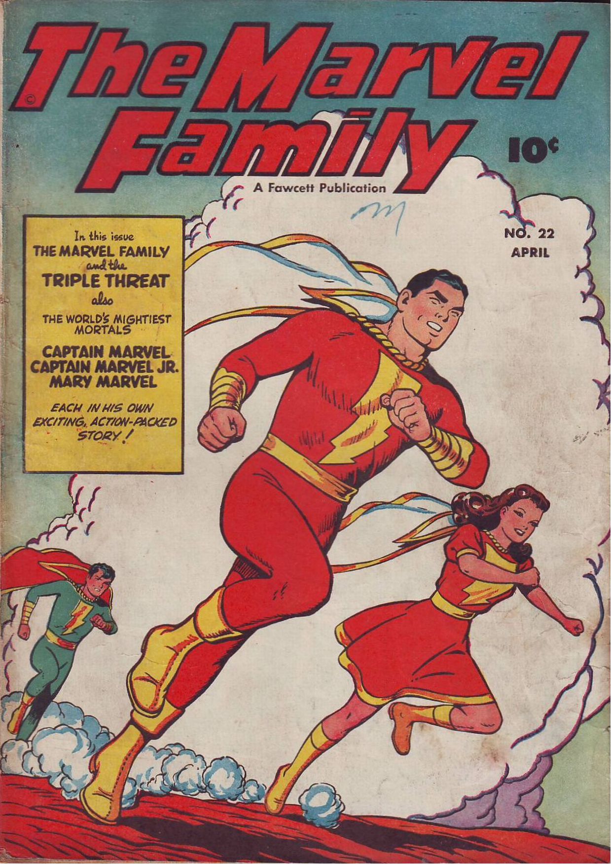 Read online The Marvel Family comic -  Issue #22 - 1