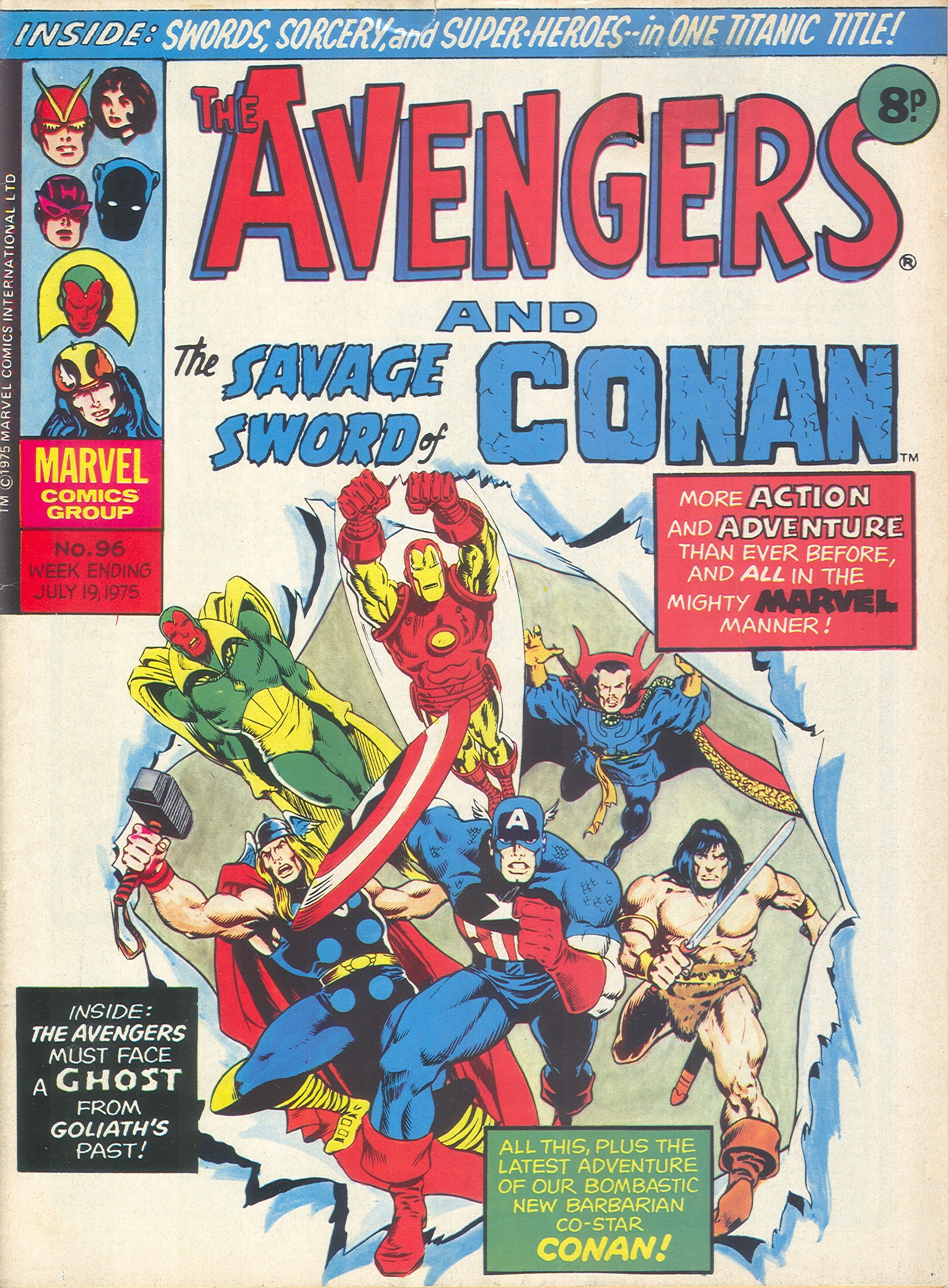 Read online The Avengers (1973) comic -  Issue #96 - 1
